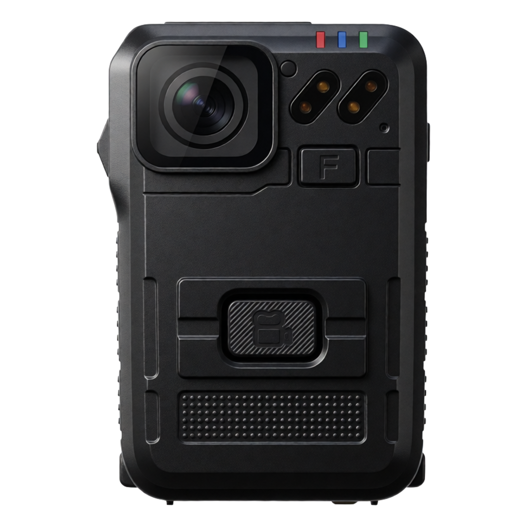 Body Camera / Full HD 1080p / Ángulo 120° / Visión Nocturna IR 10 m (32.8 ft) / Batería 3600 mAh / Memoria 64 GB — EPCOM · SKU XMRT3S