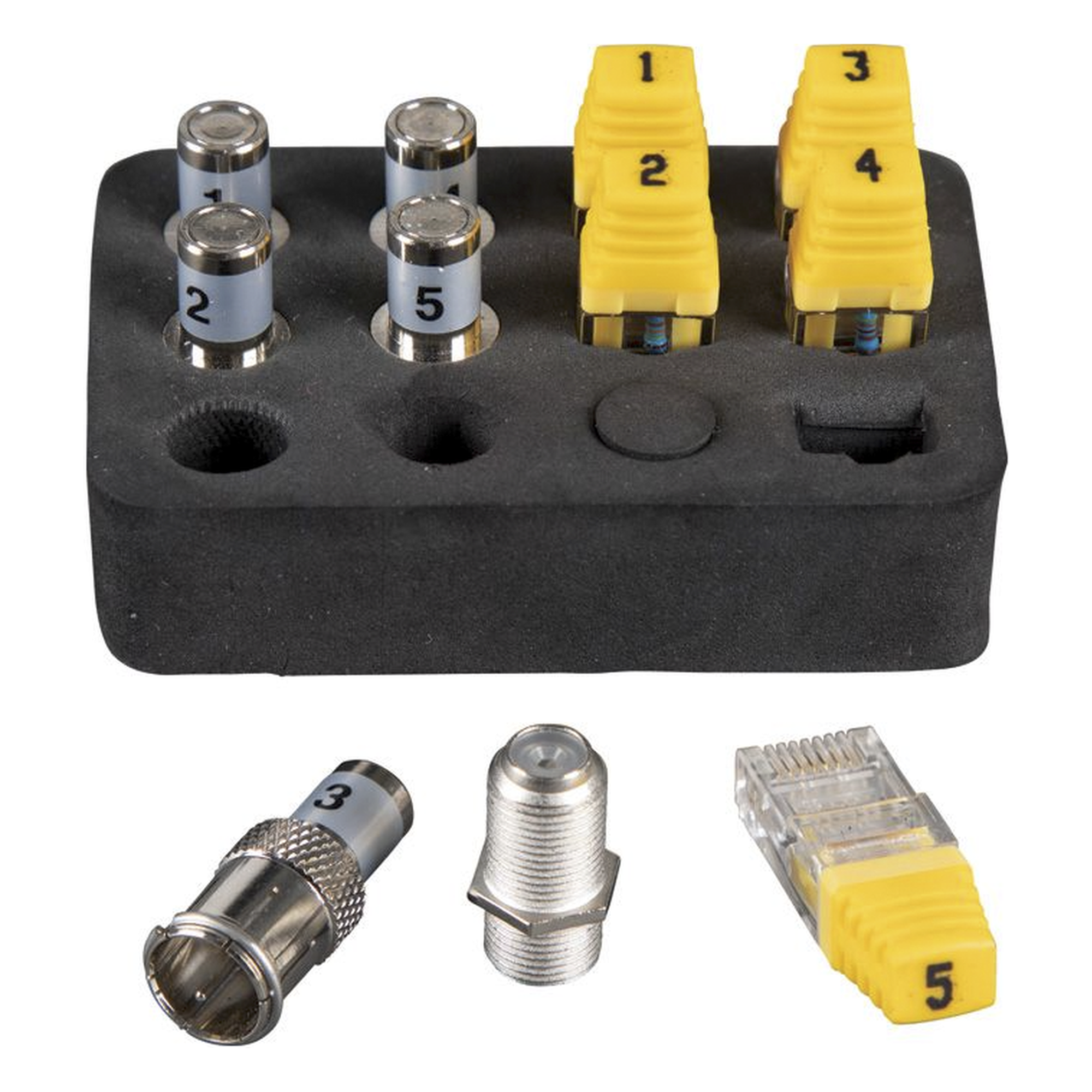 Kit Scout™ Pro 3 Probador de Cables de Voz (RJ11/12), de Datos (RJ45) y de Video (Coaxial con conector F), 