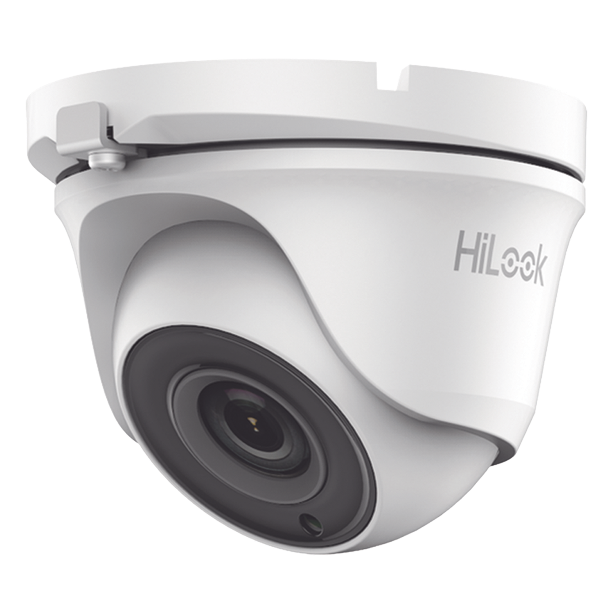 Cámara Turret TURBOHD / 2 Megapixel 1080p / Lente 2.8 mm / Ángulo 103° / IR EXIR 20 m (65.6 ft) / 4 Tecnologías Seleccionables / IP66 / Metal — HiLook by HIKVISION · SKU THC-T120-M
