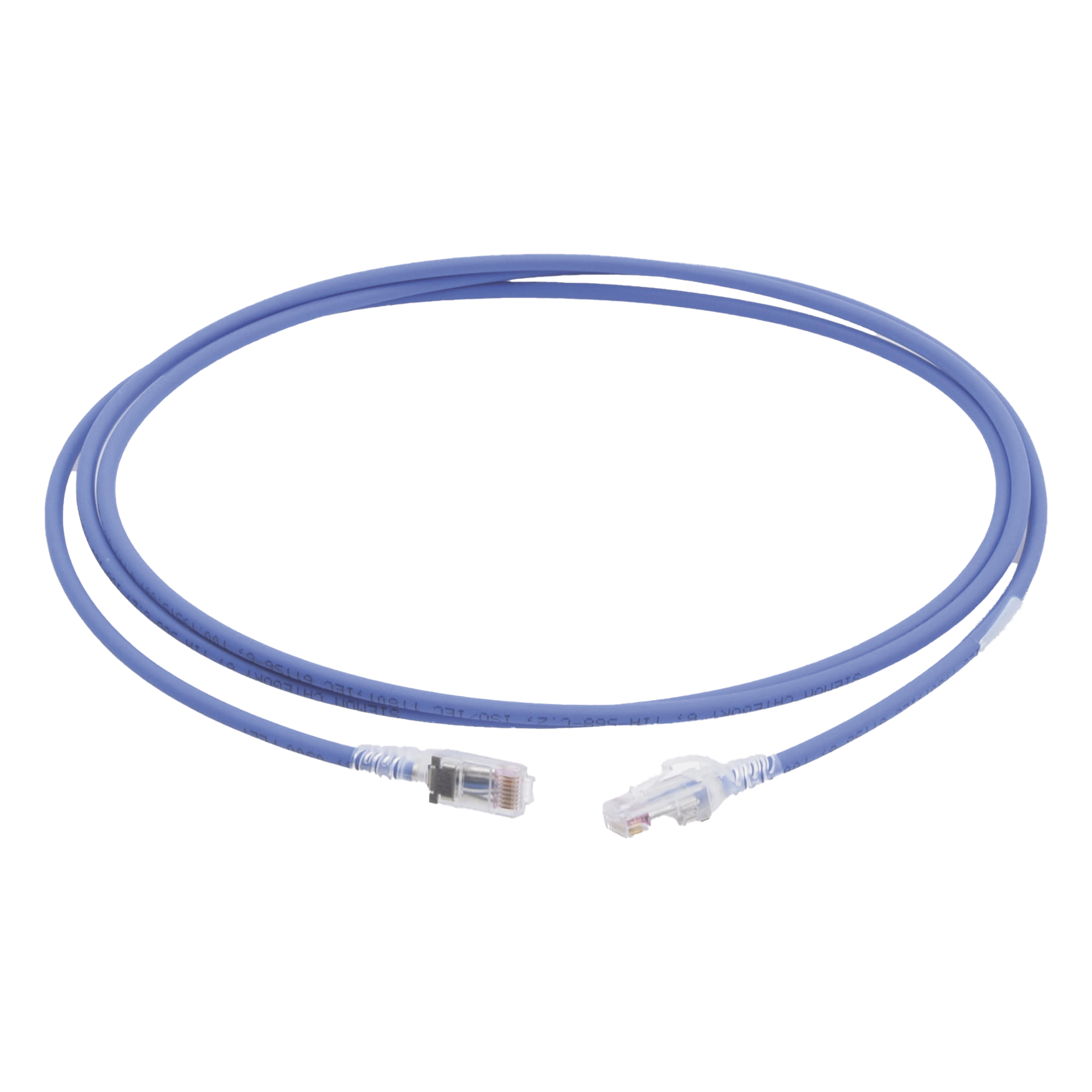 Patch Cord Cat6 UTP / 7 Pies (2.13 m) / CM/LS0H / 26 AWG / 250 MHz / Azul — SIEMON · SKU MC6-07-06