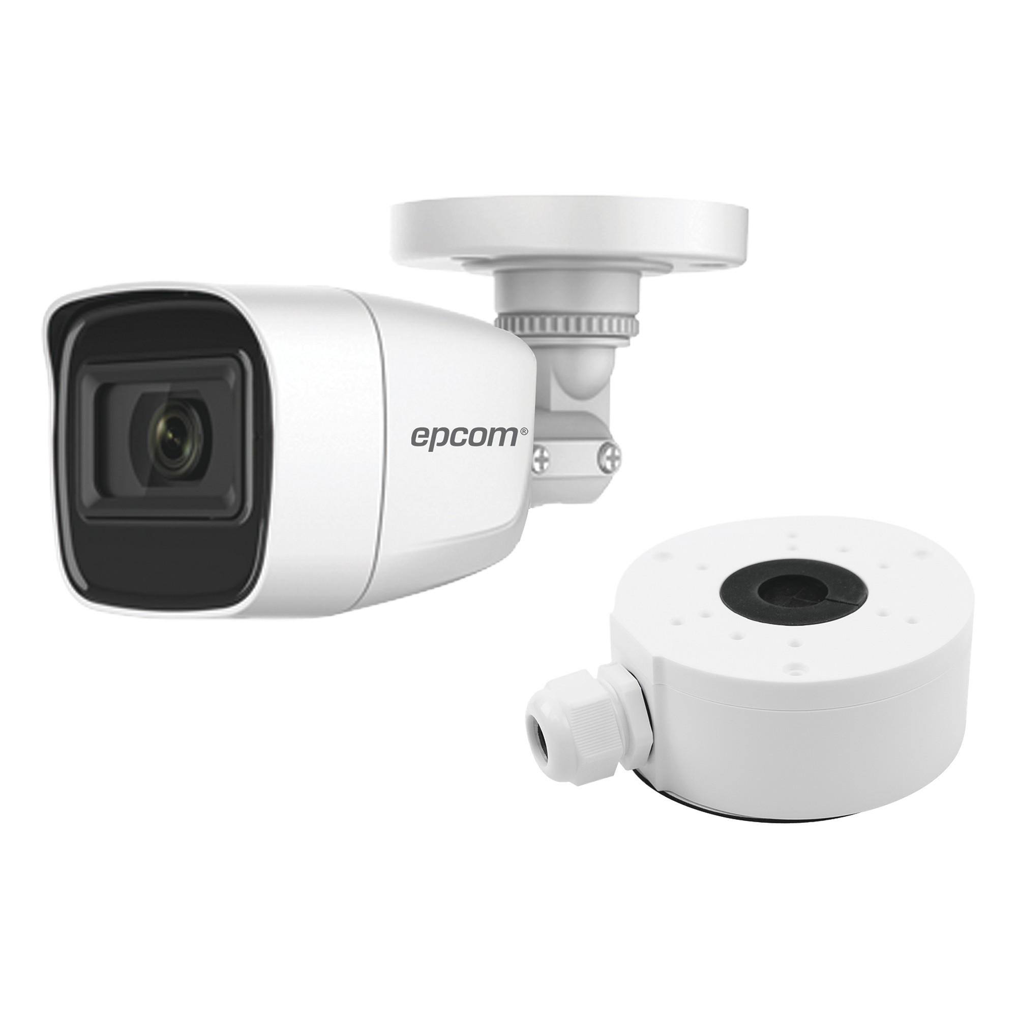 Cámara Bala TURBOHD / 2 Megapixel (1080p) / Gran Angular 106.4° / IR 25 m (82 ft) / IP66 / Audio Integrado / 4 Tecnologías — EPCOM PROFESSIONAL · SKU B8TURBOG2P/A/XPS