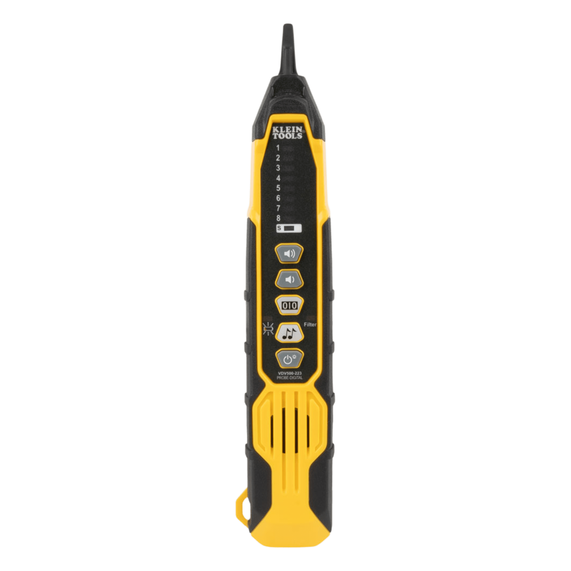 Sonda de Rastreo de Tono / Digital y Analógico / LED Integrado / Conector de Auriculares / Punta Reemplazable / 20 Horas de Batería — KLEIN TOOLS · SKU VDV500-223