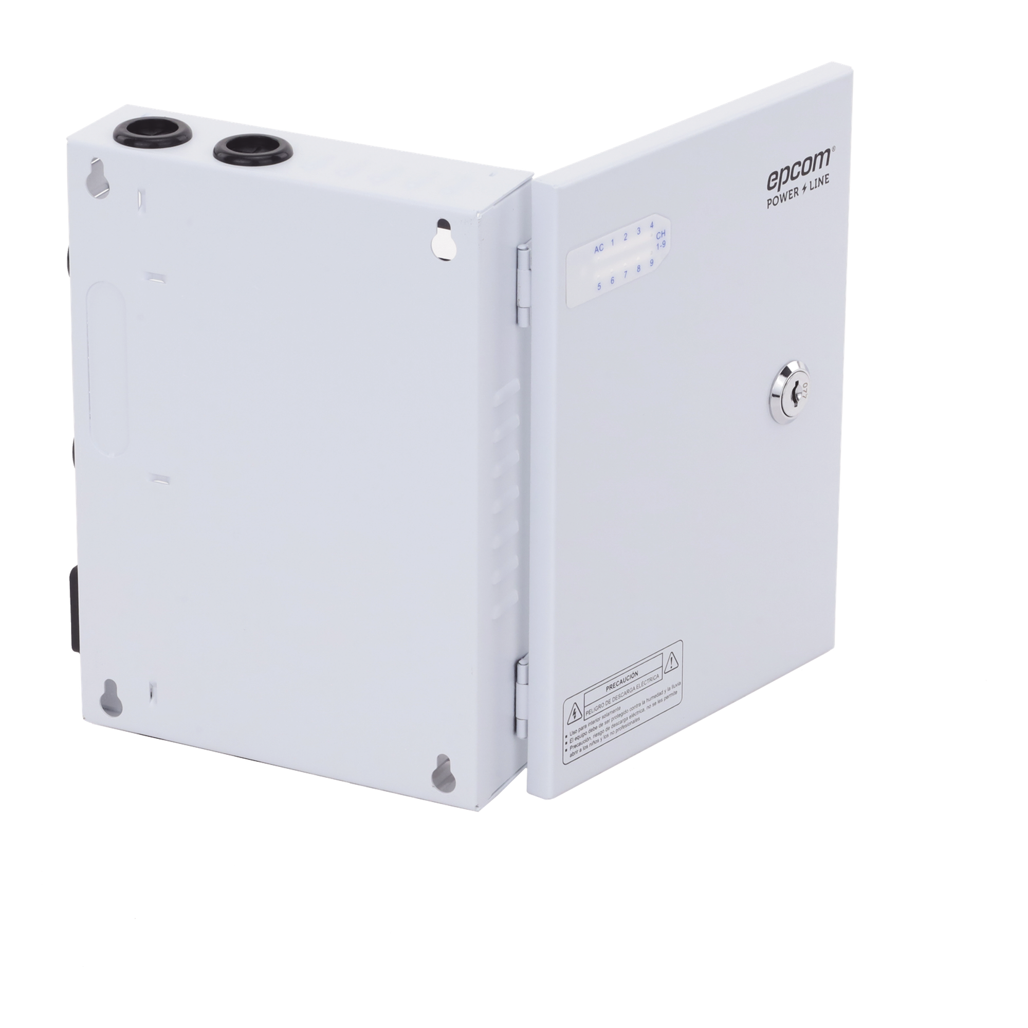 Fuente de Alimentación Profesional / 9 Canales / 16 A Total / 11-15 VCC Ajustable / 200 W / Filtro de Ruido por Canal
