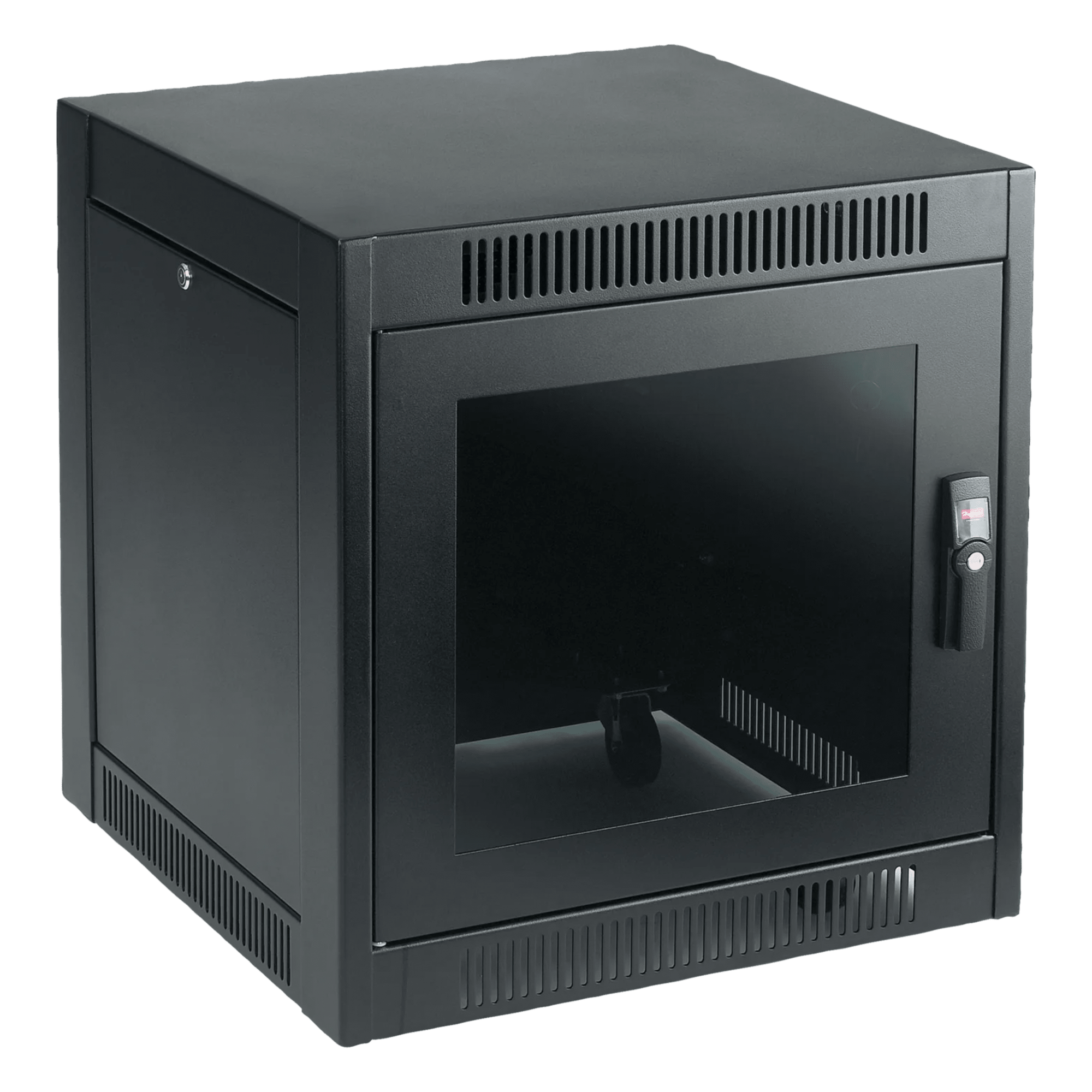 Gabinete de Piso / 11U / 700 x 600 x 900 mm / Acero 1.52 mm / Enfriamiento Pasivo / Ruedas / Cerradura / Paneles Extraíbles — HOFFMAN · SKU ENC769SH