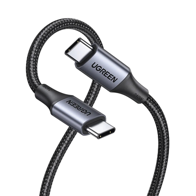 Cable USB-C a USB-C / 2 m (6.6 ft) / Carga 240W / PD3.1 / 480 Mbps / Aluminio / Nylon Trenzado