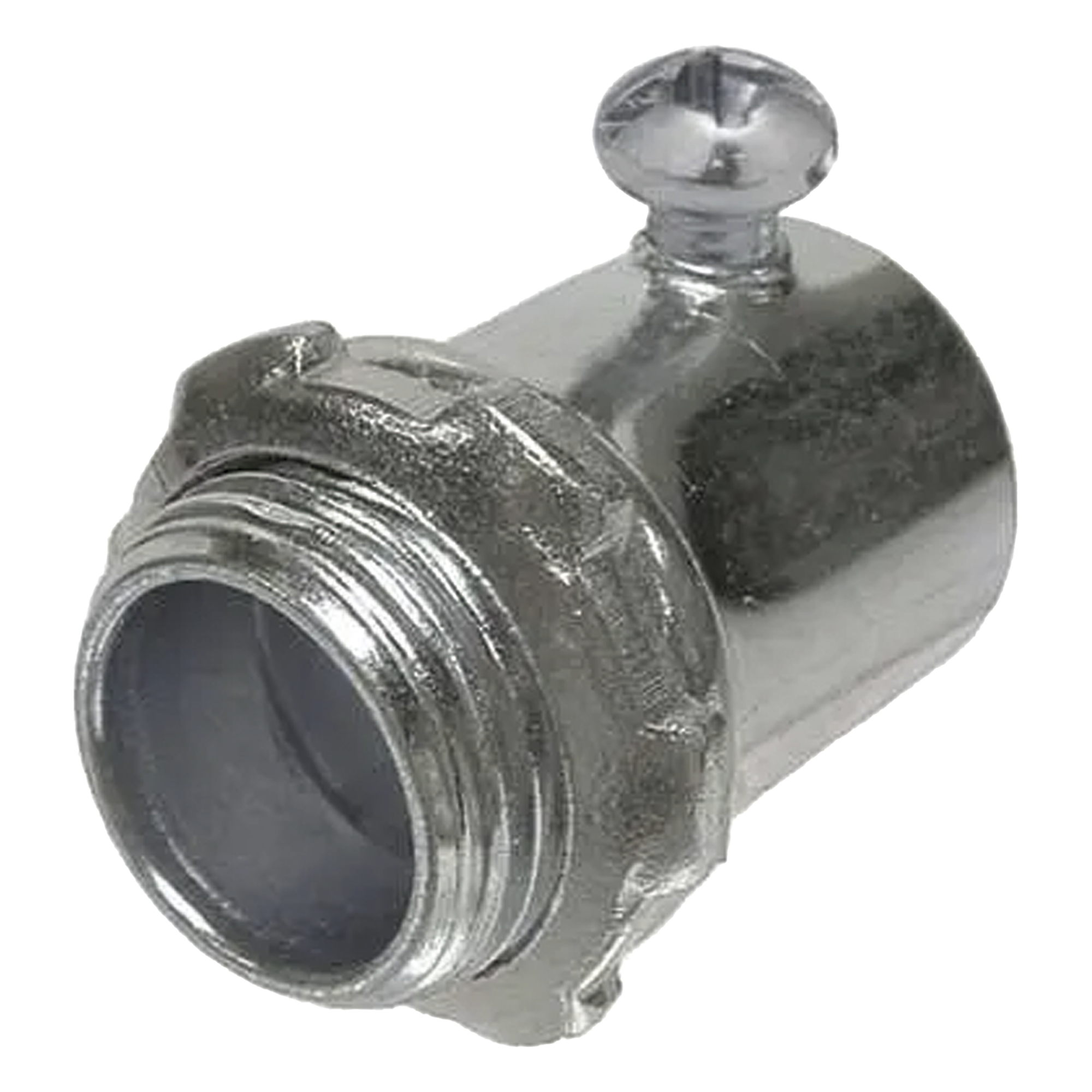 Conector para Pared Delgada / 3/4 in (19 mm) / Acero / Tornillo de Fijación / 1.087 in x 1.47 in — RACO · SKU HUB-2003