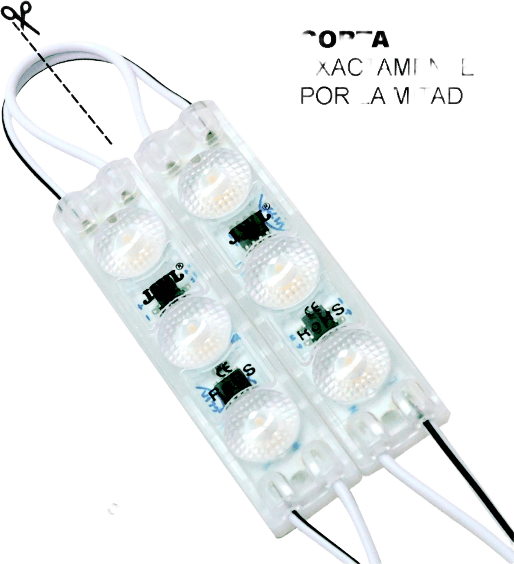 Módulo LED Resistente a Intemperie / 4500 Lúmenes / 110V / Luz Blanca 6 500 K / Hasta 20 Módulos en Serie / No Requiere Transformador.