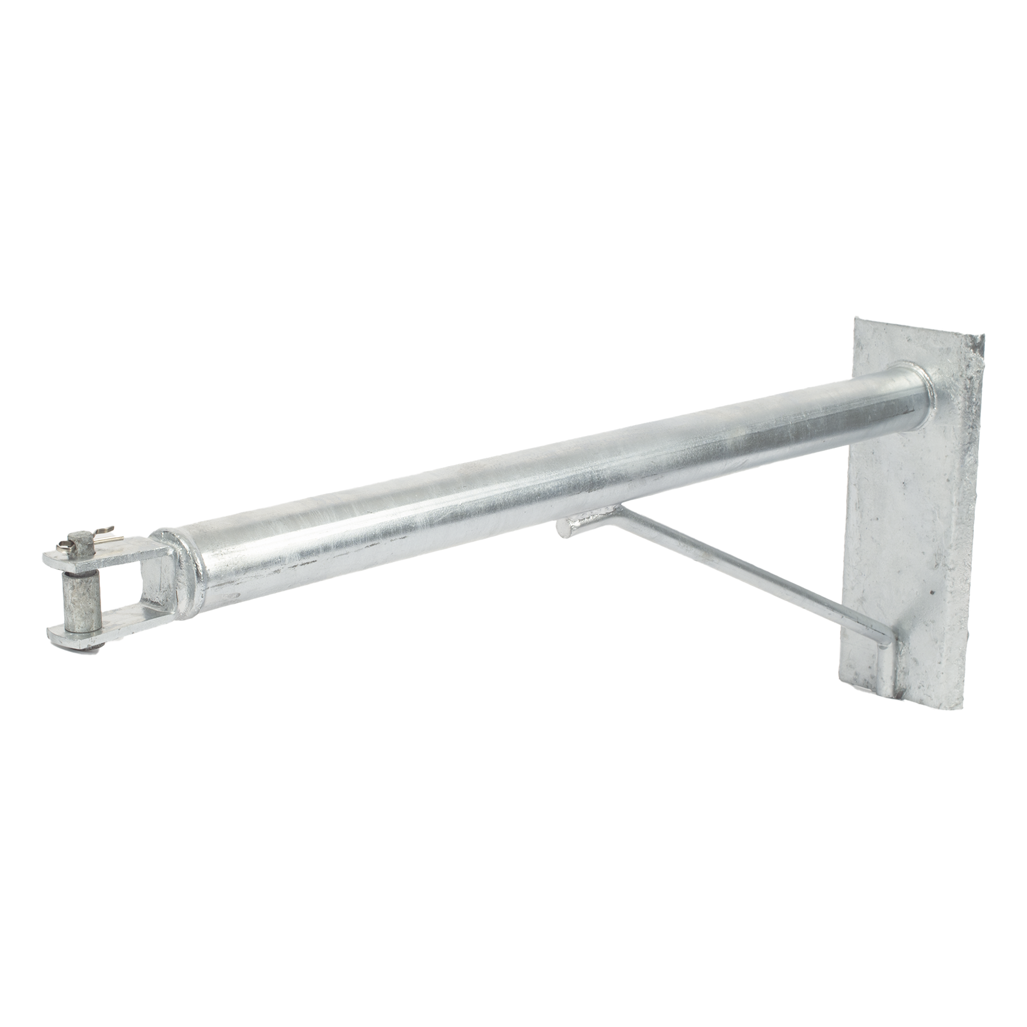 Brazo de Extensión para Fibra Óptica / 60 cm (1.97 ft) / Acero Galvanizado en Caliente / 2.4 kg / Herraje Tipo D / Compatible ADSS, Figura 8