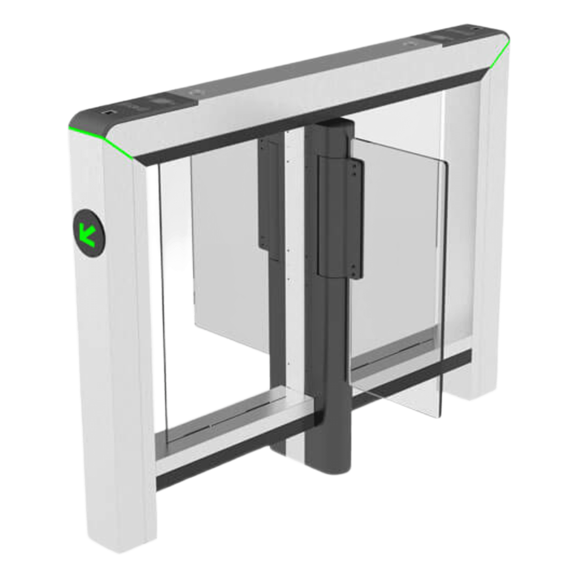 Torniquete central de doble carril / RFID-Fingerprint-QR / Anti-pinch y Anti-tailgating / Accesibilidad sillas de ruedas / Desbloqueo emergencia / Acero inoxidable SUS304 — ZKTECO · SKU MARSS1200