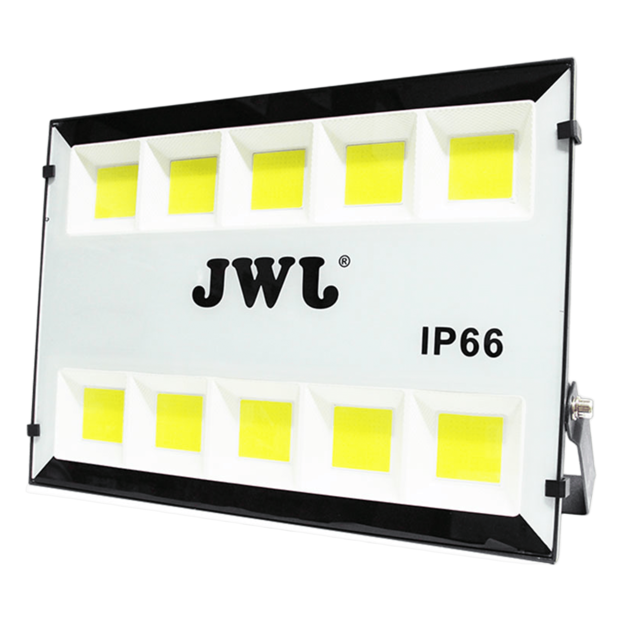 Reflector LED Ultradelgado / 200 W / 390 x 335 mm / 110-240 V CA / 6500 K / 120° / IP65 / 1.28 x 1.10 pies — JWJ · SKU JLREC-200