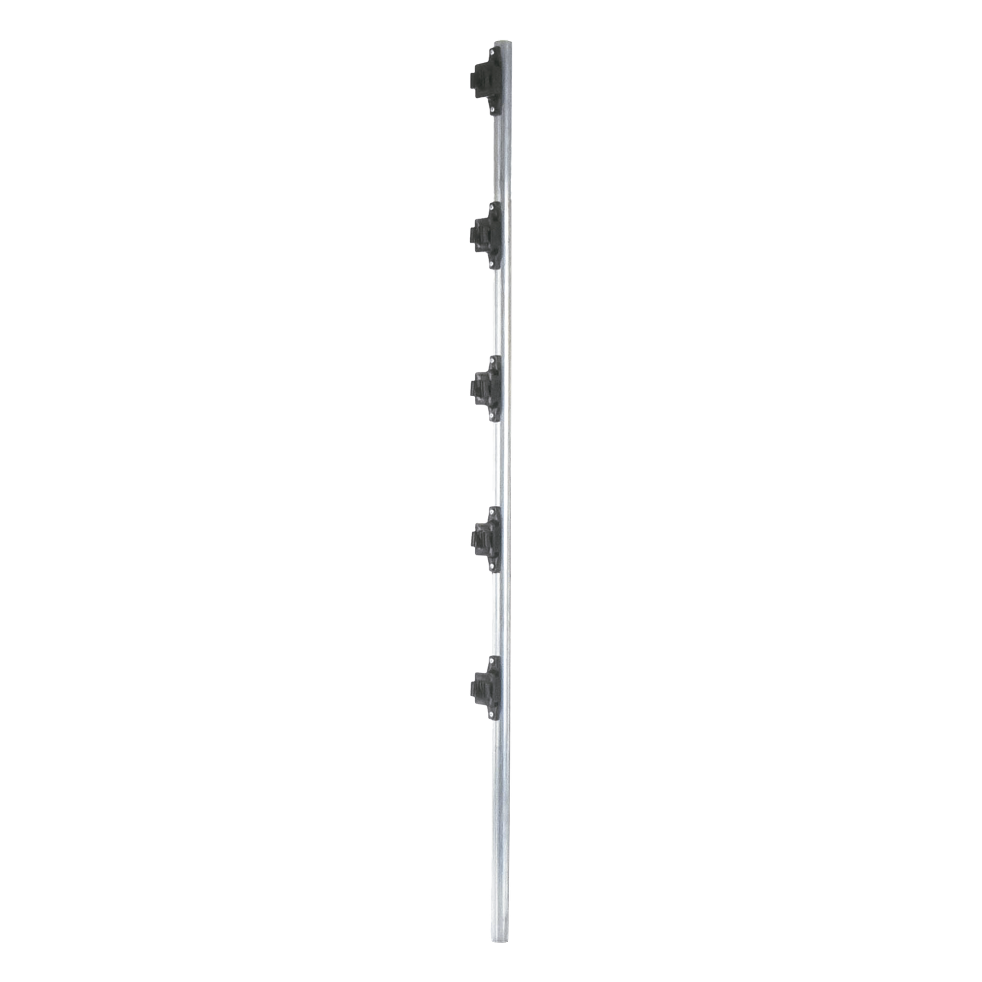 Poste de cerco eléctrico / 1.2 m (3.9 ft) / Acero galvanizado G60 / 5 aisladores de paso / 18 kV dieléctrico — YONUSA · SKU FENCEPOST3