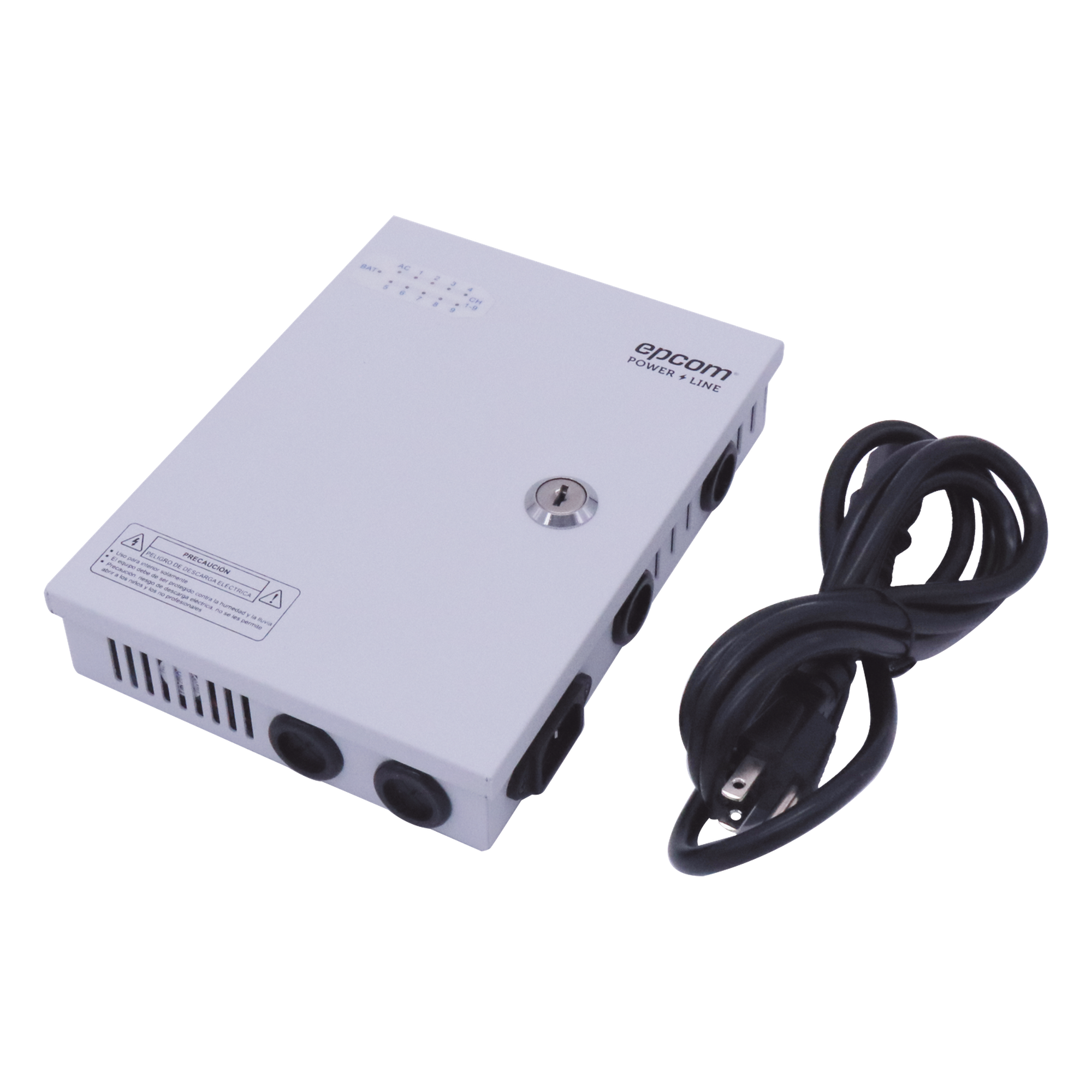 Fuente de Alimentación Profesional / 9 Canales / 16 A Total / 1.8 A por Canal / Voltaje Ajustable 11-15 VCC / 200 W / Operación -20°C a 70°C