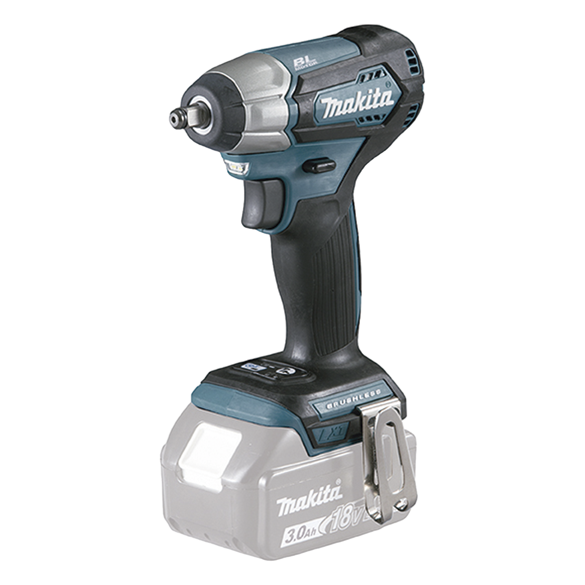 Kit Taladro Percutor + Llave de Impacto / 18V / 2 Baterías 3Ah / Motor BL / 210 Nm / 1/2"