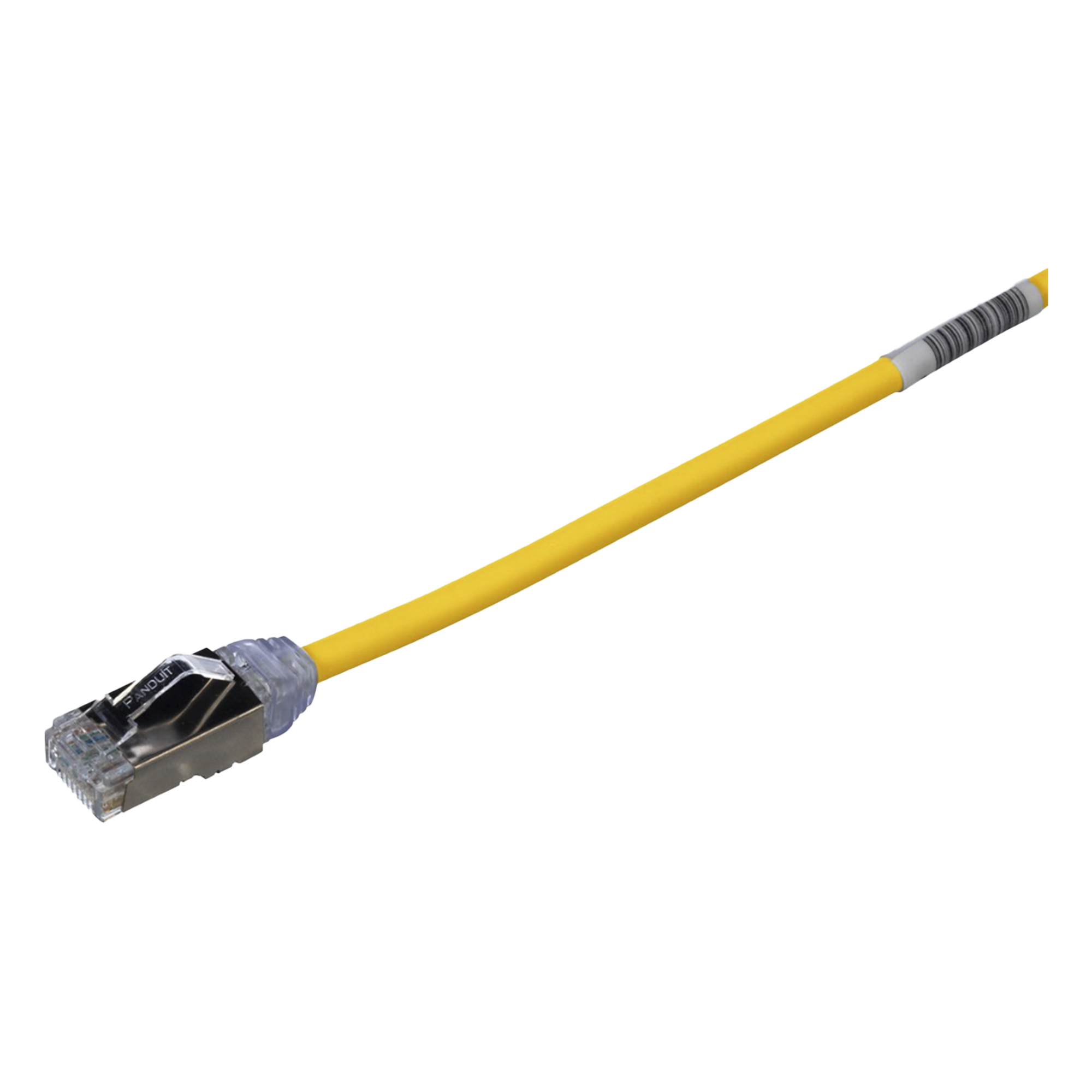Patch Cord Cat6A / 28 AWG / S/FTP Blindado / CM/LS0H / 20 cm (0.66 ft) / Amarillo — PANDUIT · SKU STP28X0.2MYL