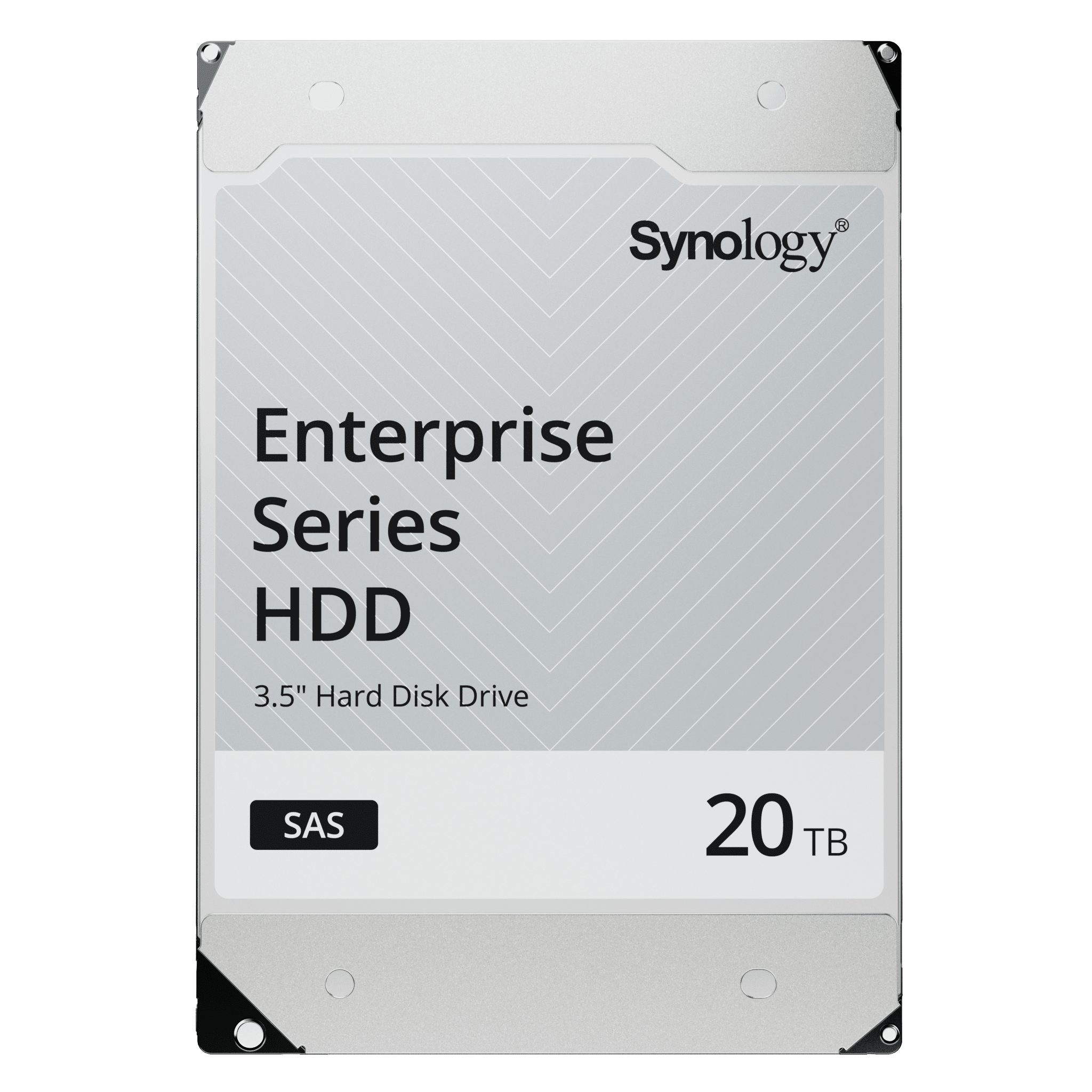 Disco Duro SAS Enterprise / 20 TB / 12 Gb/s / 7200 RPM / Caché 512 MB / MTBF 2.5 Millones de Horas / 550 TB/año — SYNOLOGY · SKU HAS5310-20T