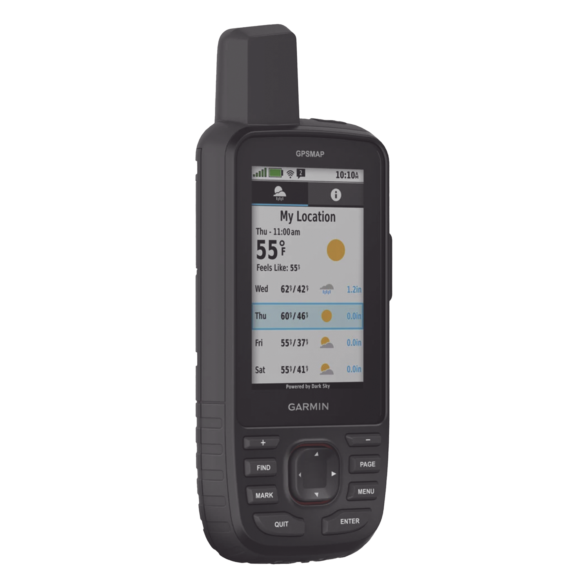 Navegador GPS Outdoor / Pantalla TFT Transflectiva 3" / Resolución 240 x 400 Píxeles / Autonomía 840 Horas / IPX7 / MIL-STD-810 / Brújula 3 Ejes / 16 GB Memoria Interna