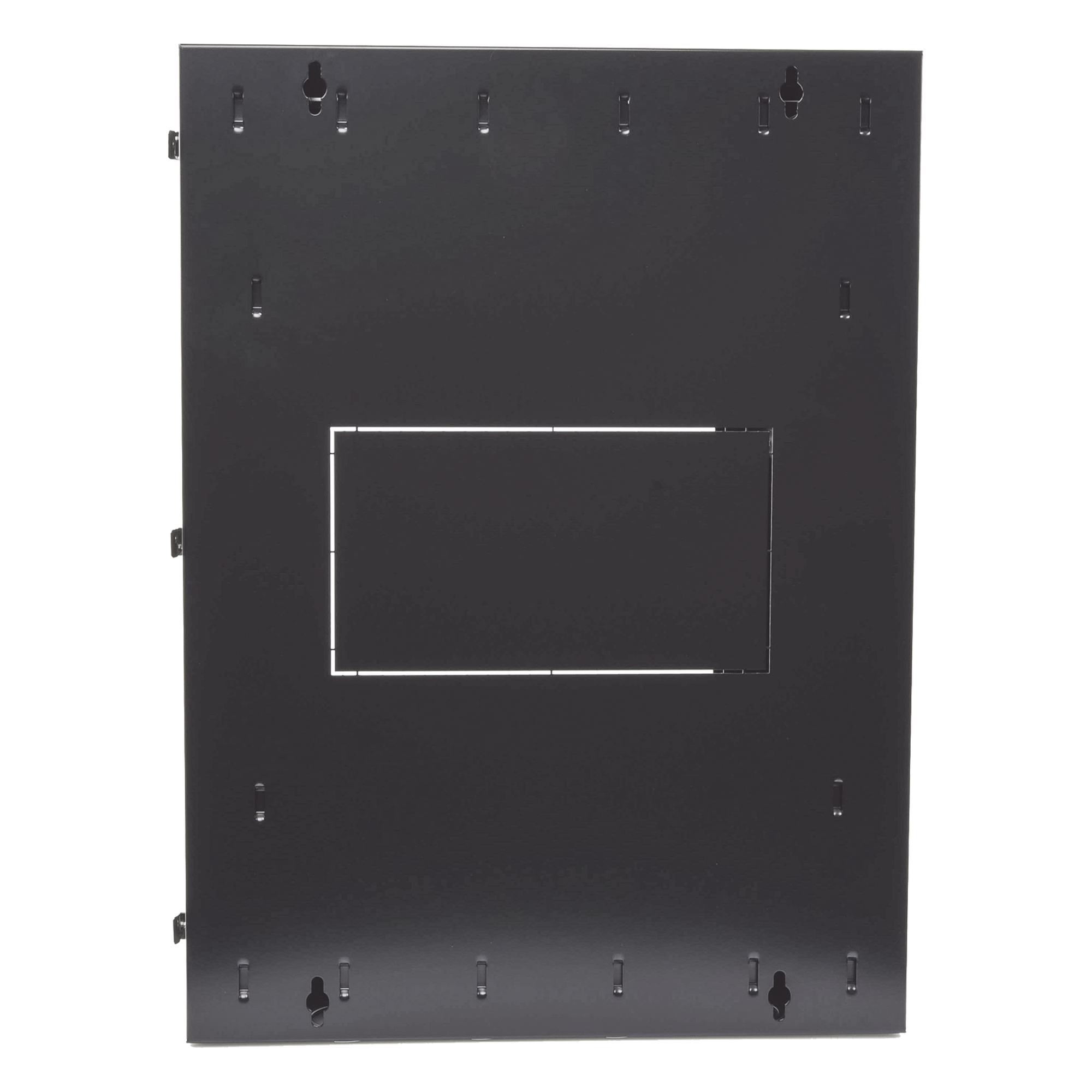 Gabinete de Montaje en Pared / 19in / 18 UR / 635mm (2.08ft) Profundidad / Ventana de Seguridad / 300 lb (136.1 kg) Carga / Acero Negro
