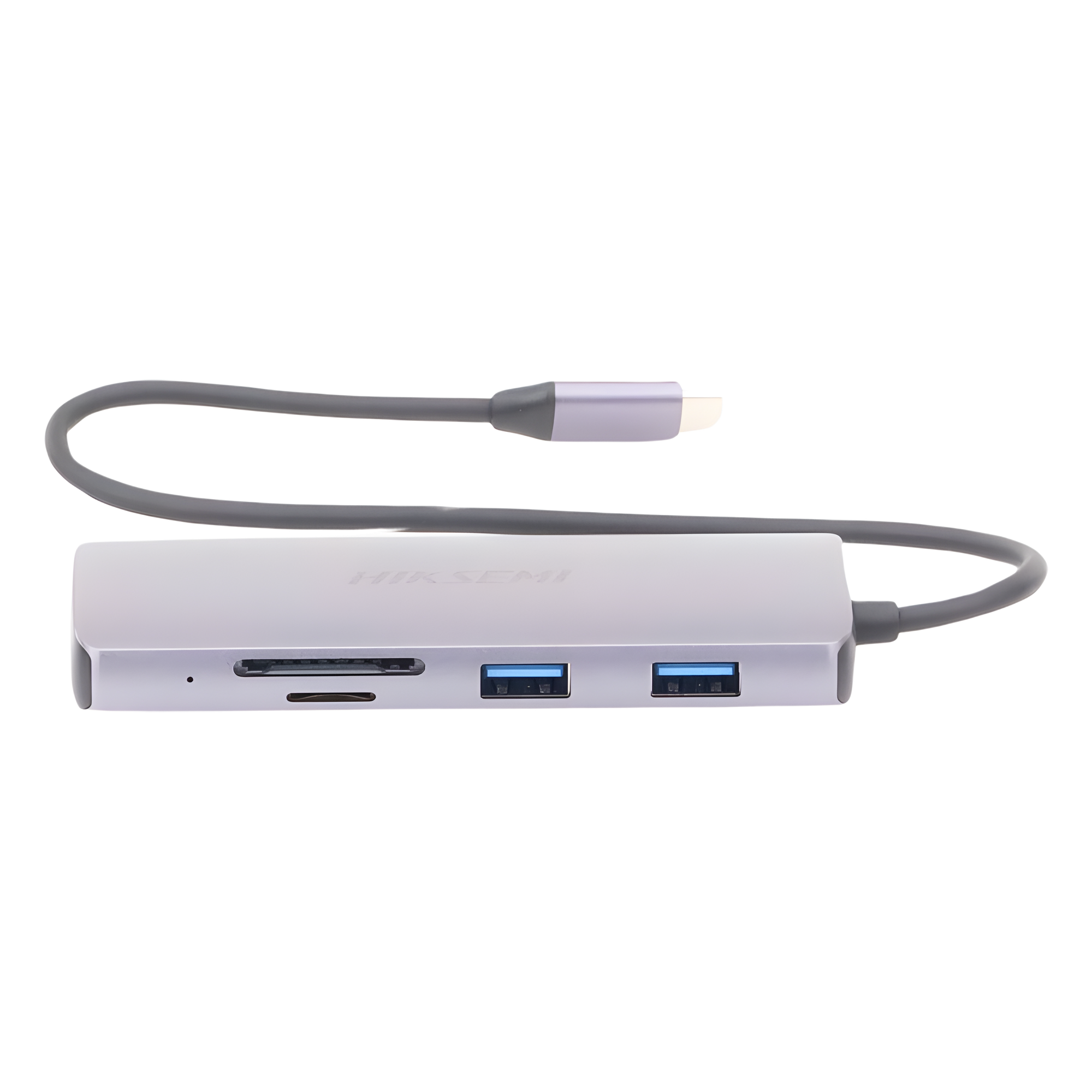 Hub USB-C 8 en 1 / HDMI 4K@30Hz / 3x USB 3.0 5 Gbps / Lector SD + Micro SD / PD 100W / Aluminio 112 mm (4.4 in)