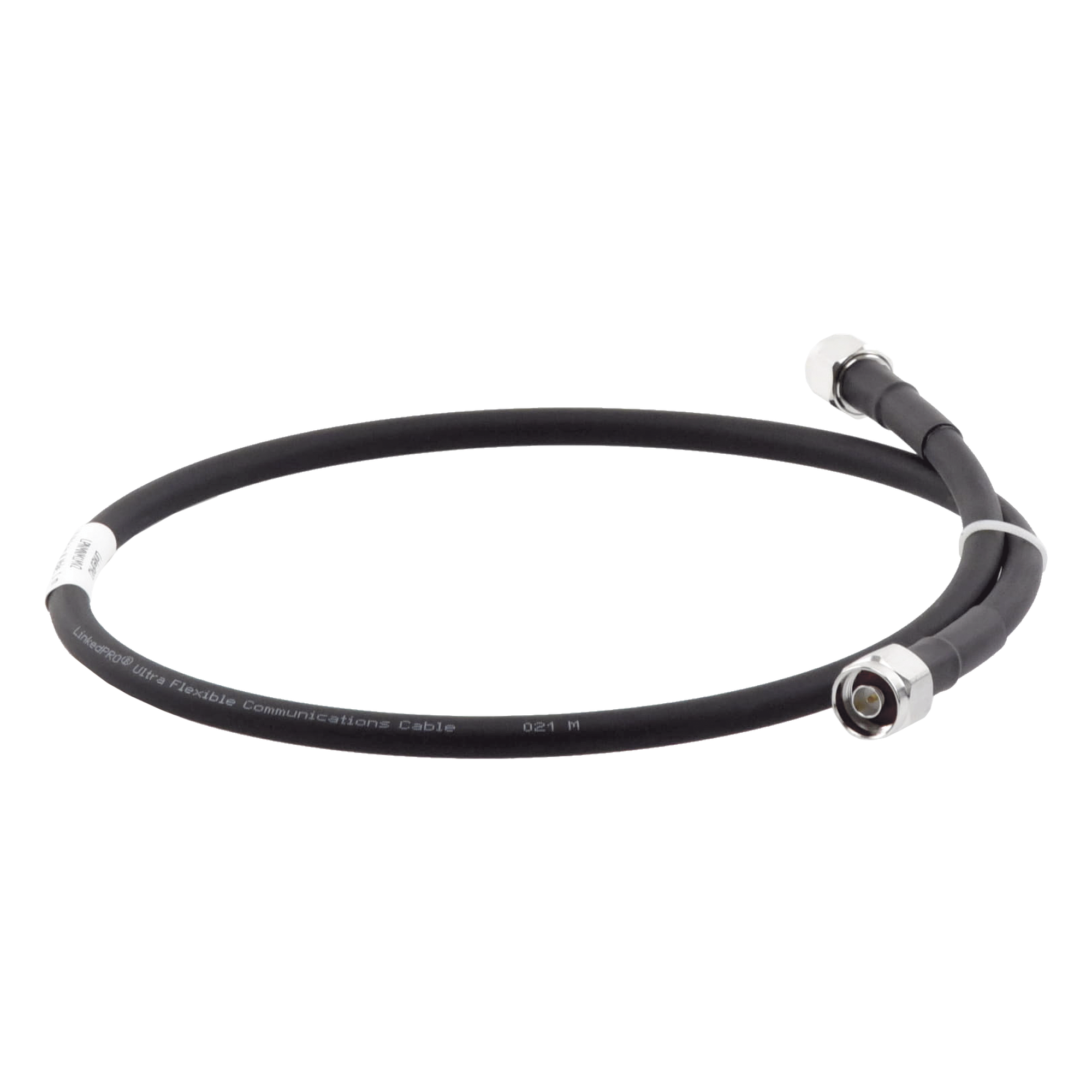 Jumper Coaxial / Ultra Flexible / Baja Pérdida hasta 7 GHz / N-Macho a N-Macho / 1 m / Interior y Exterior — LINKEDPRO BY EPCOM · SKU LP-NM-NM-1M-V2