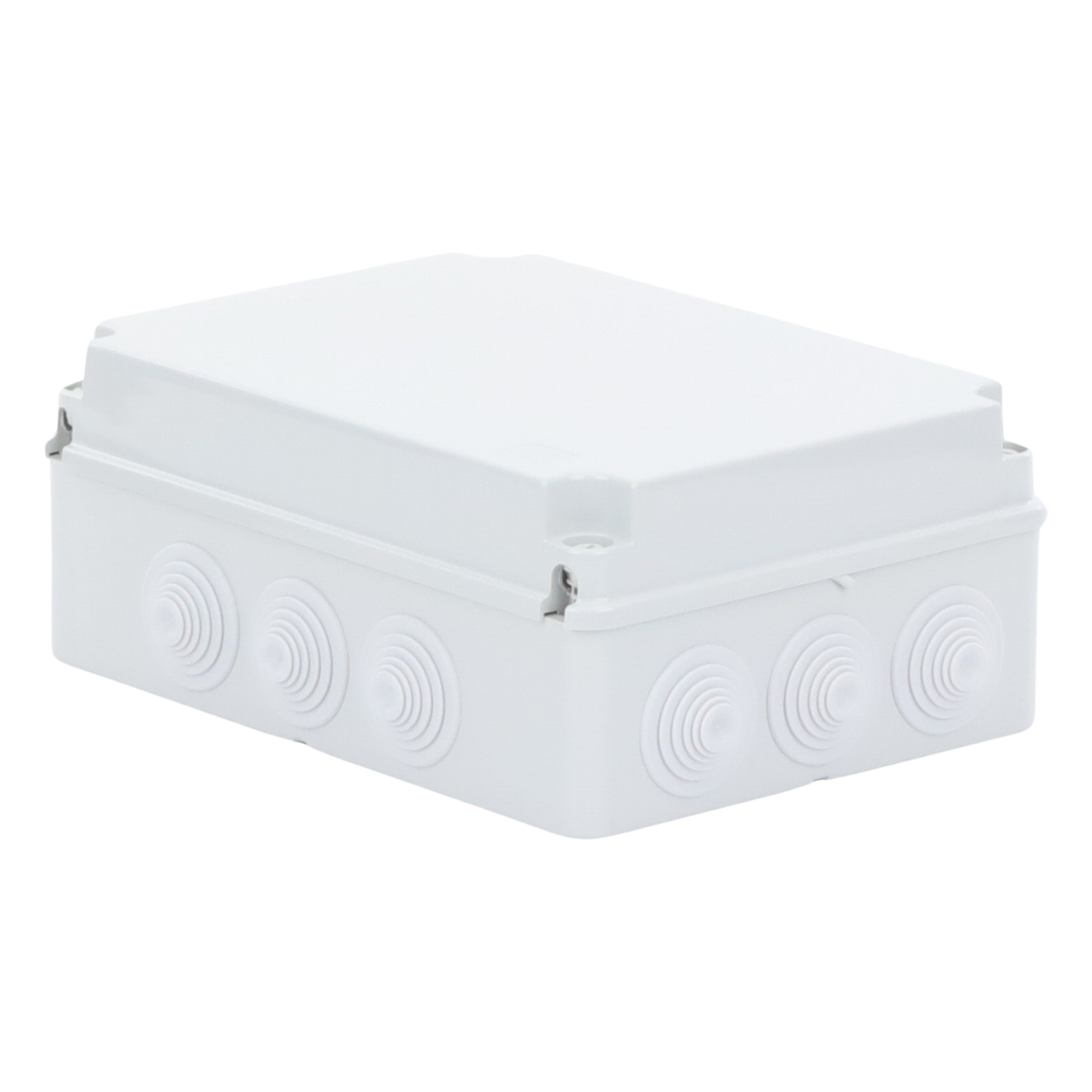 Caja Estanca de Derivación / PVC Autoextinguible Libre de Halógenos / 12 Entradas / IP55 / IK08 / 300x220x120 mm / -24°C a 60°C
