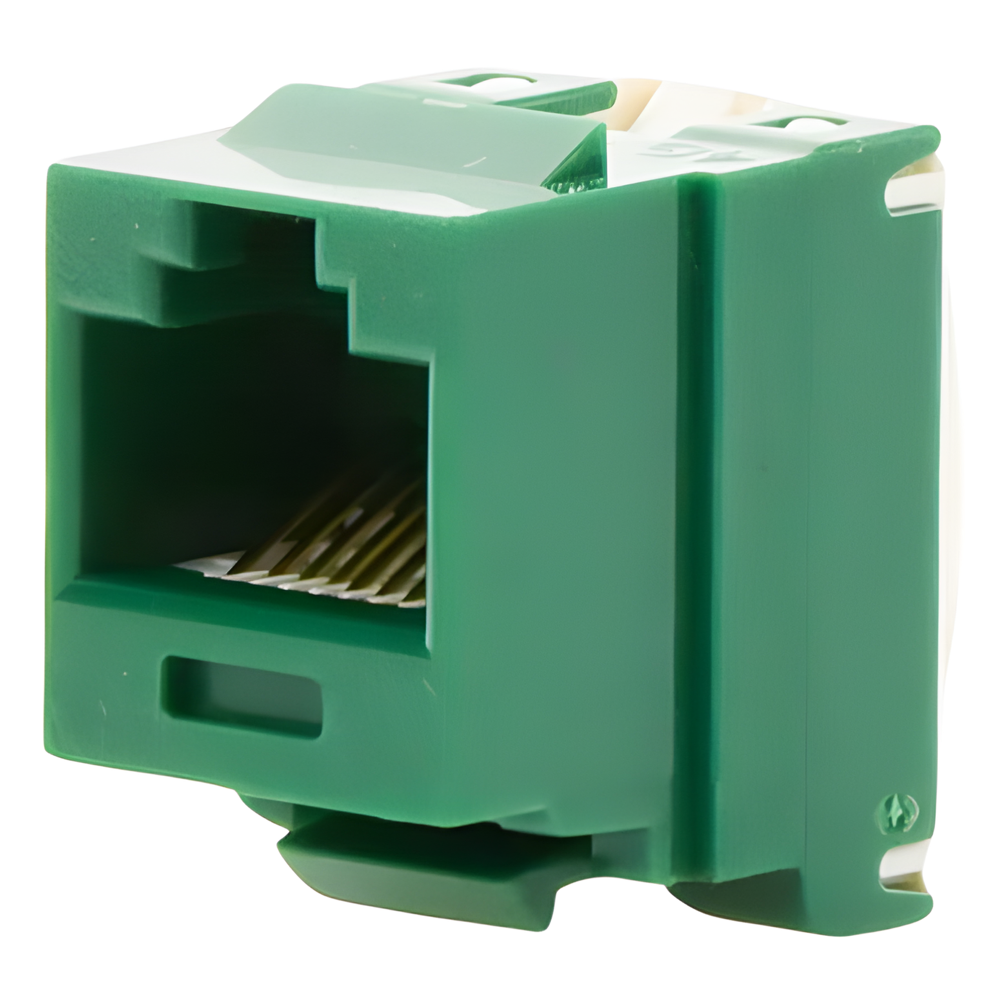 Conector Jack / Cat 6 / Keystone / 110 Impacto / 8P8C / Verde