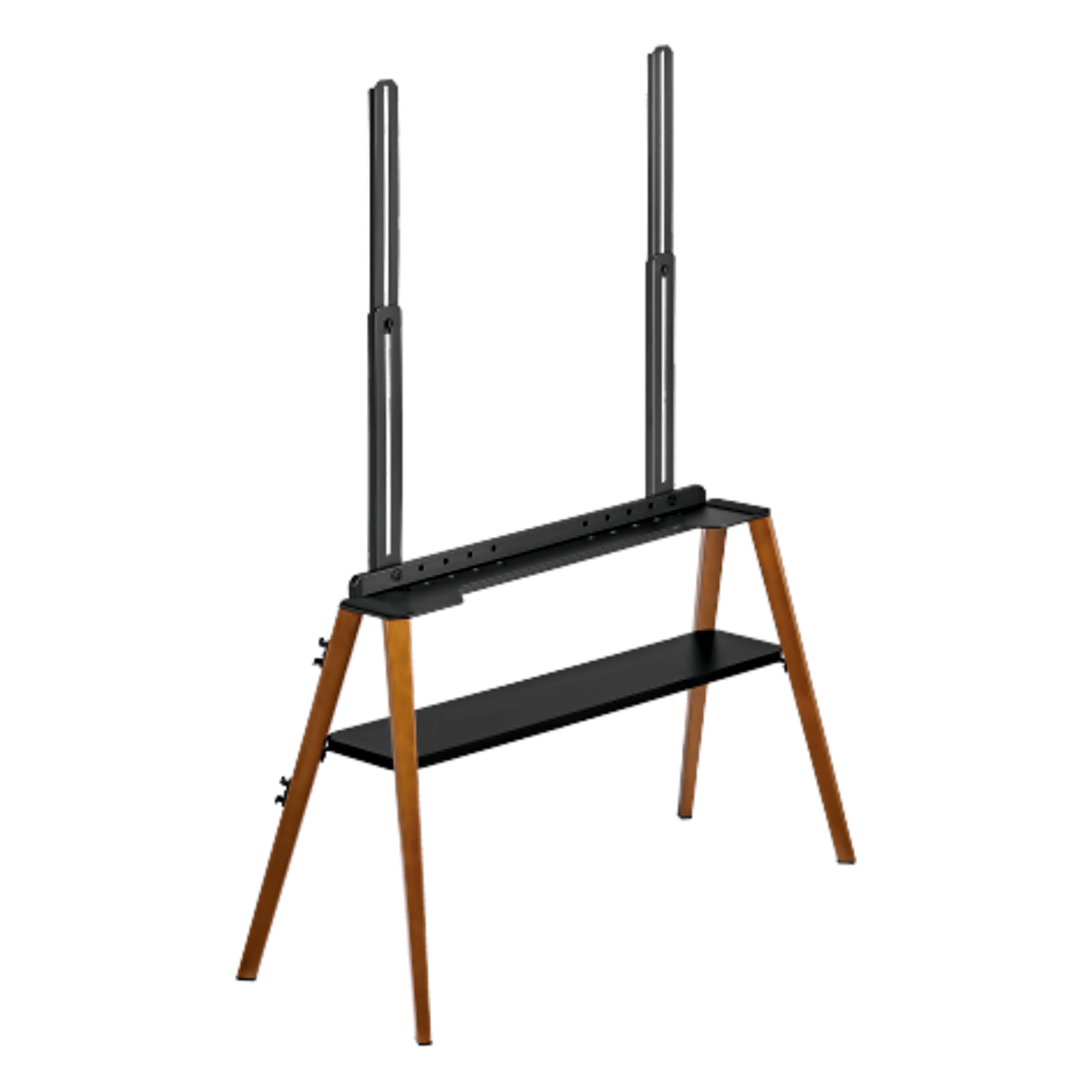 Soporte de TV Tipo Caballete / Pantallas hasta 75 Pulgadas / VESA 200x200 a 600x400 / Carga 40 kg / Altura Ajustable 905-2590 mm / Cable Anti-Caída — BRATECK · SKU FS36-46F-02