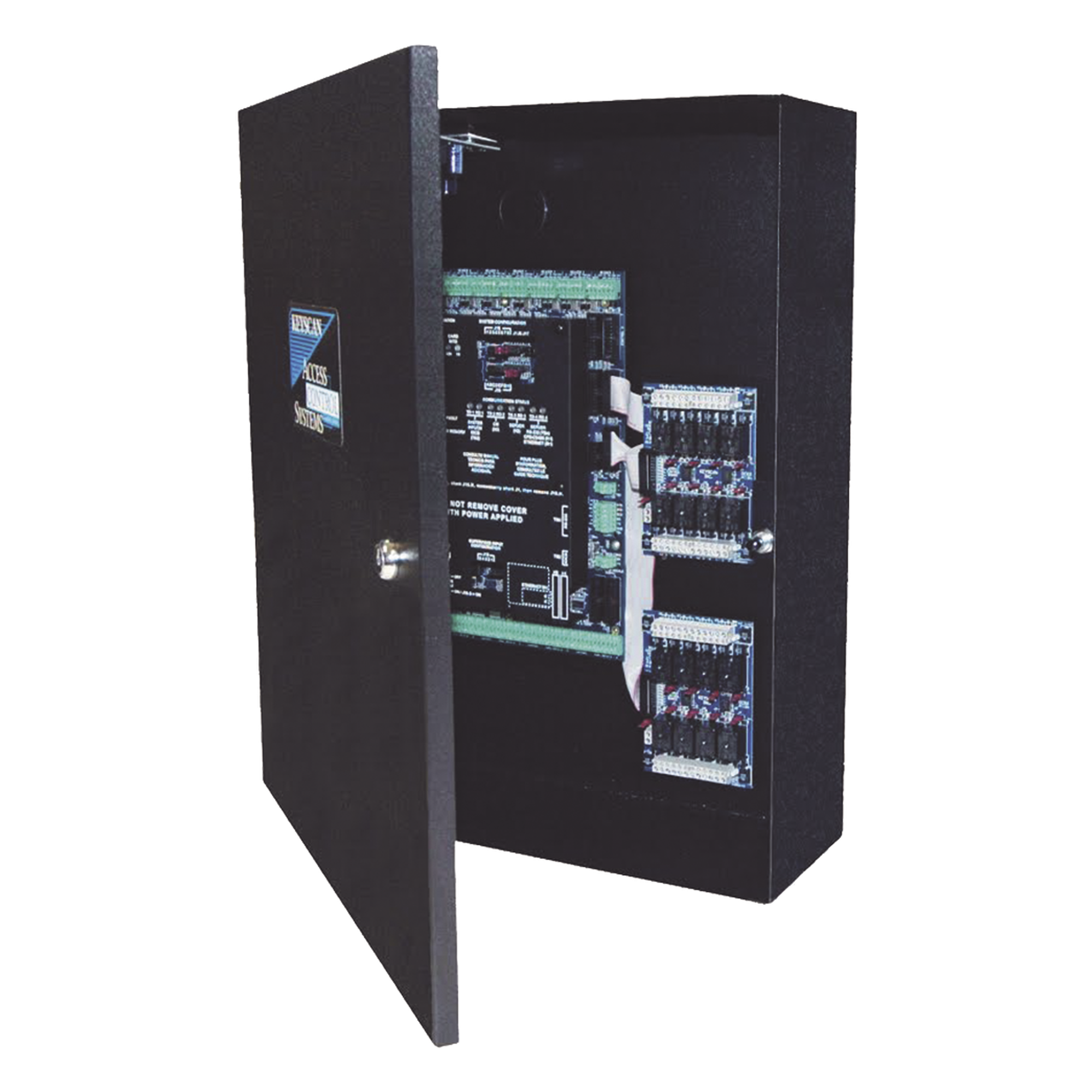 Controlador de Acceso / 4 Lectoras Wiegand / Doble Procesador / 45,000 Tarjetas / 16 Entradas Auxiliares / Gabinete con LED — KEYSCAN-DORMAKABA · SKU CA4500