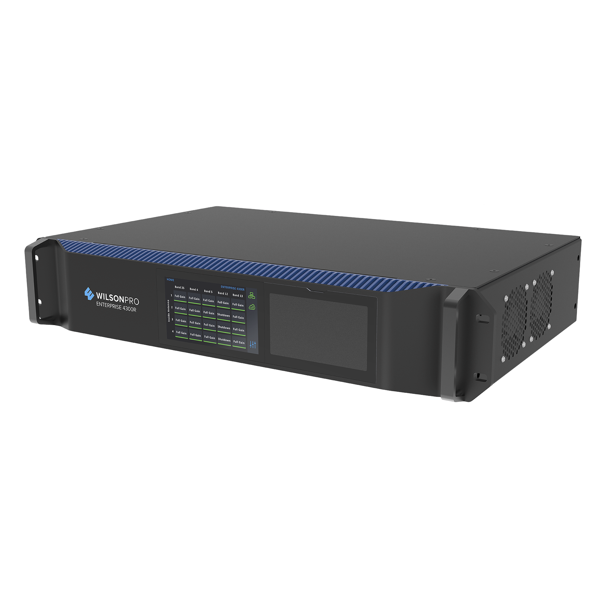 Amplificador de Señal Celular / Cobertura 4800 m² (51,667 ft²) / 4 Puertos Interiores 17 dBm / 3 Antenas Exteriores / Montaje en Rack / Acceso Remoto LTE — WILSONPRO / WEBOOST · SKU 461-053-R