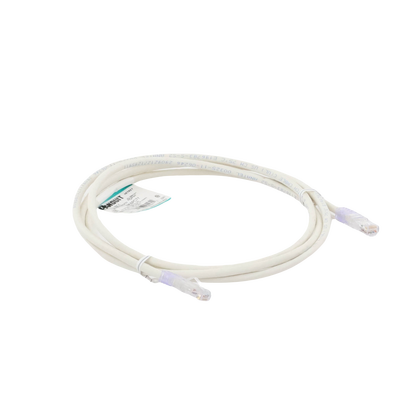 Cable de Parcheo UTP Categoría 6, con Plug Modular en Cada Extremo - 2 Metros (6.56 Pies) - Blanco Mate