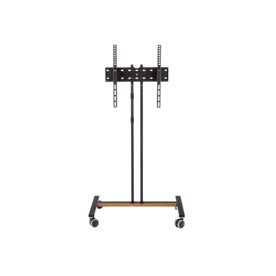 Soporte Móvil para Pantalla | Compatibilidad VESA 200x200 hasta  600x400 / Ruedas con Frenos / Ajuste de Altura y Ángulo / Soporte para TV de hasta 55 Pulgadas / Capacidad de Peso 35 kg