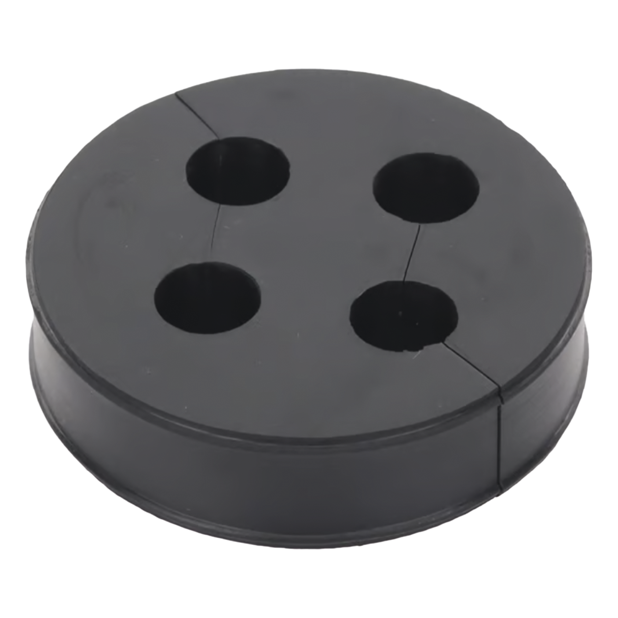 Inserto de Caucho para Placa Pasamuro / 4 Orificios / Cable 3/8 in / Diámetro Exterior 85 mm (3.34 in) / Grosor 25.4 mm (1 in) / EPDM — SYSCOM TOWERS · SKU CI438
