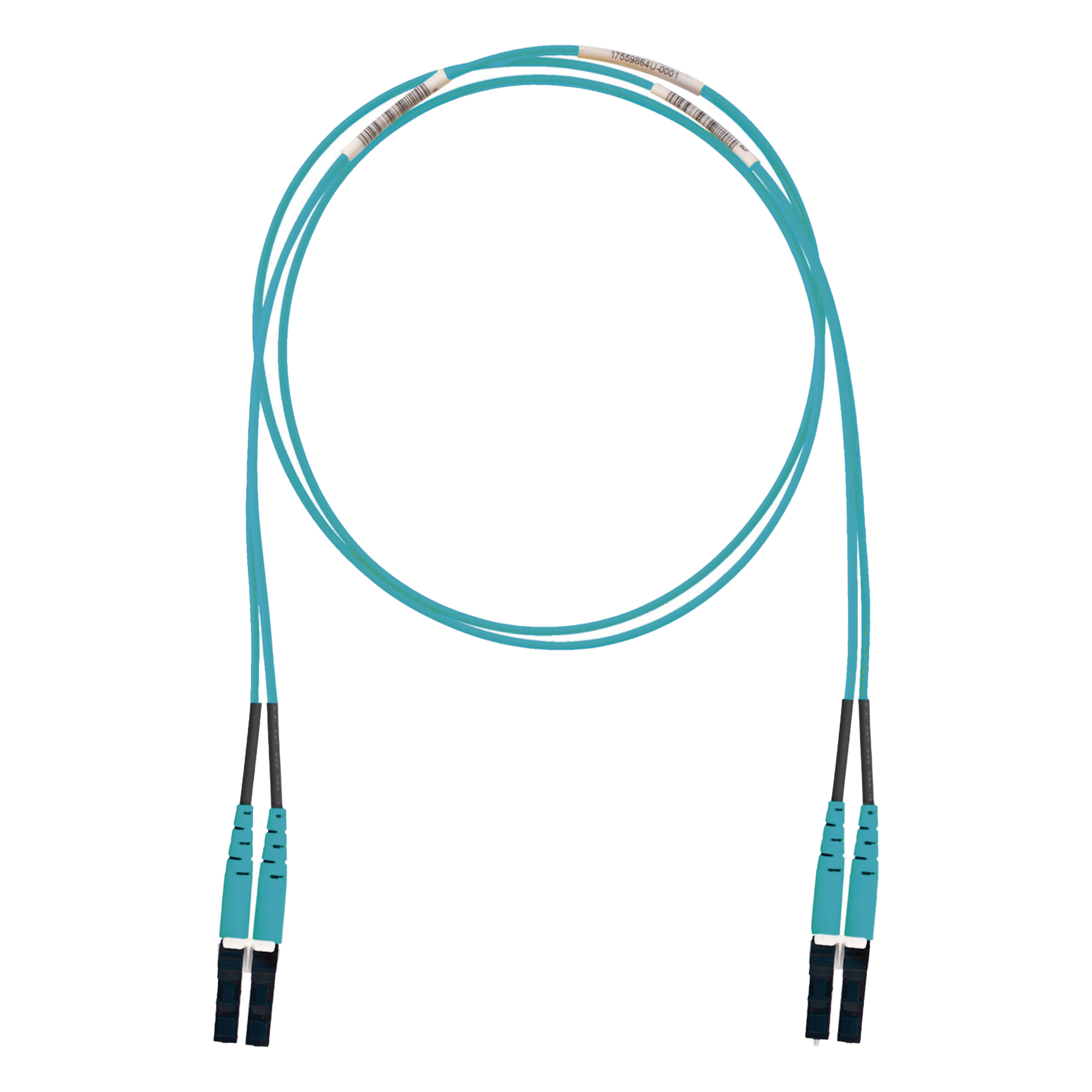 Jumper de Fibra Óptica / Multimodo OM3 50/125 / LC-LC Dúplex / LSZH / 3 m (9.84 ft) / 1.6 mm — PANDUIT · SKU FX2ELLNLNSNM003