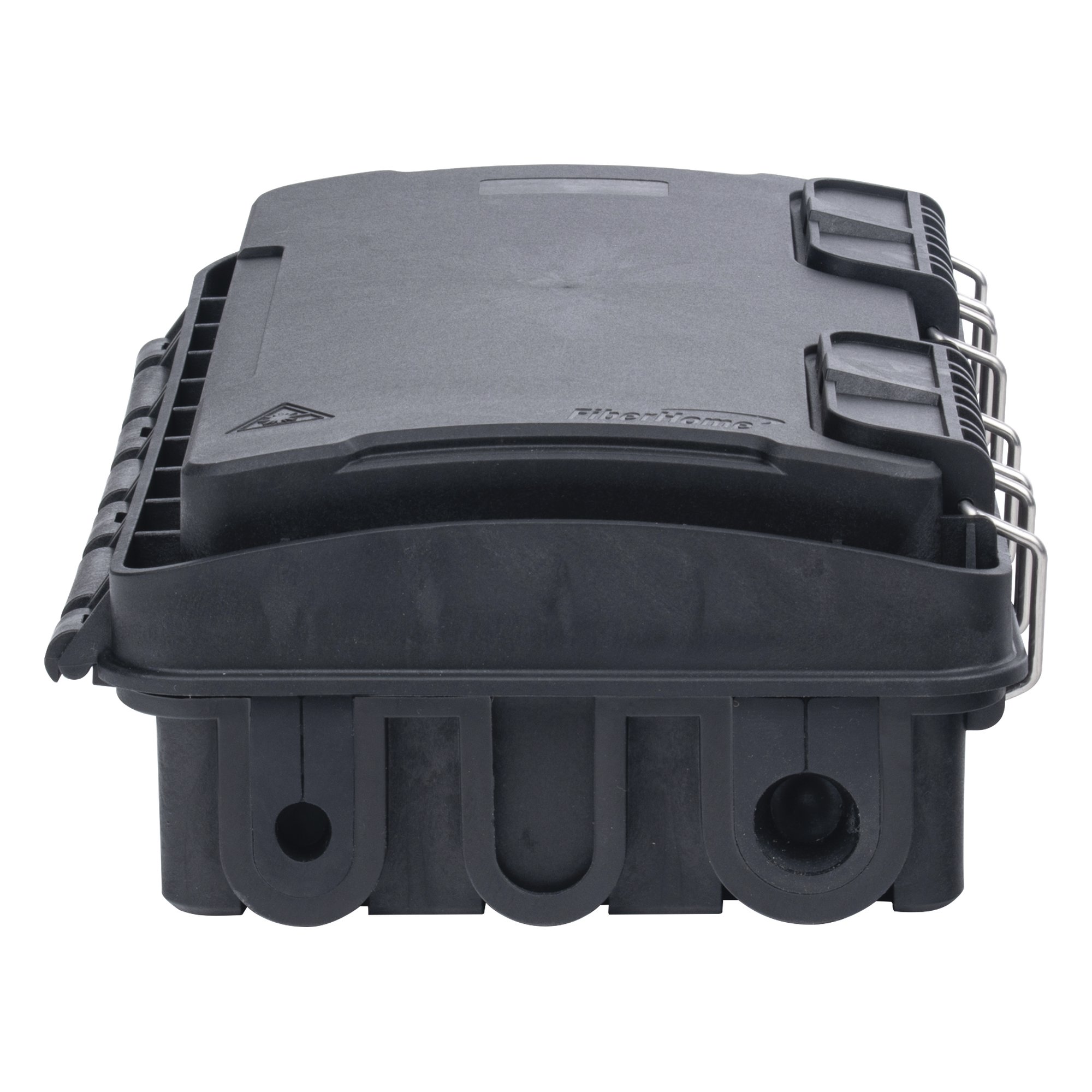 Caja de Distribución de Fibra Óptica / 96 Empalmes / IP65 Exterior / 4 Charolas / Polipropileno + Fibra de Vidrio UV / 2 Entradas 8-20mm y 5-16mm