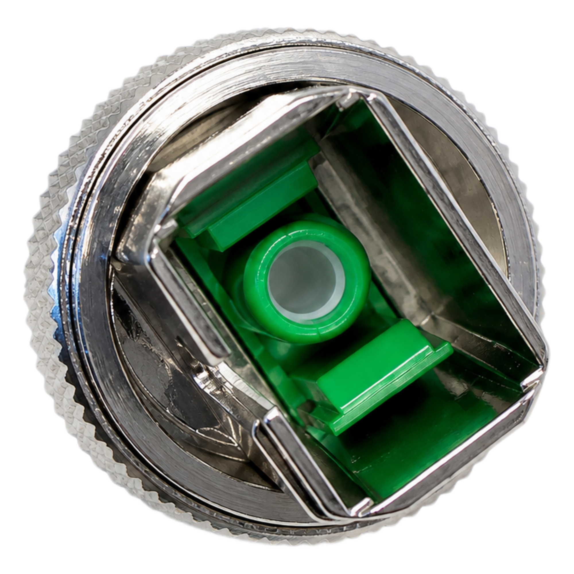 Acoplador de Fibra Óptica / SC/APC / 2.50 mm / Compatible con OTDR, OPM y VFL