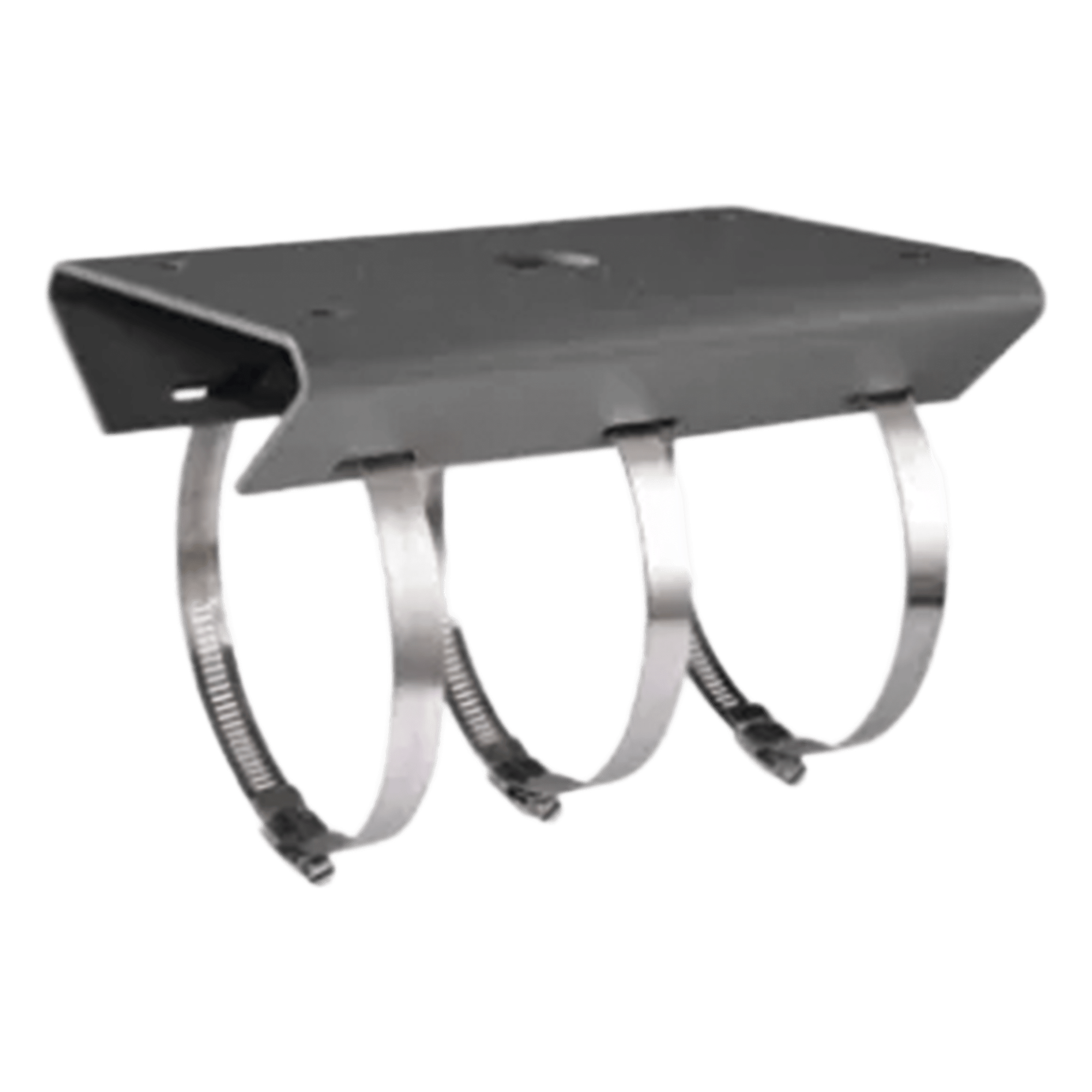Soporte de Montaje para Poste / Acero Galvanizado SUS304 / Diámetro 14 cm / Exterior / Color Blanco / 250 x 127 x 46 mm — HIKVISION · SKU DS-1275ZJ-HWB/600MM