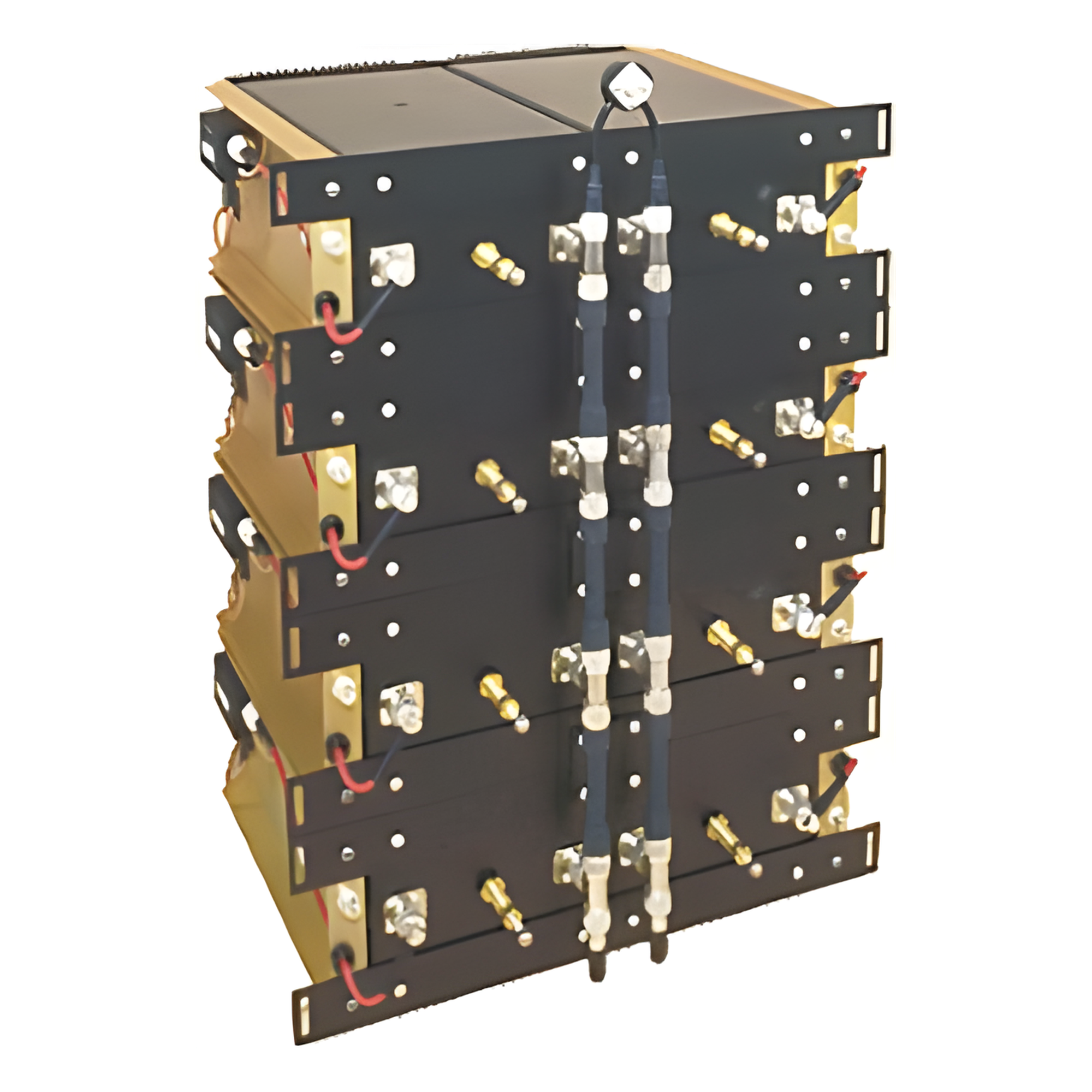 Combinador Decibel Products para Montaje en Rack 19", 851-869 MHz, 5 Canales, 150 kHz de Sep. a Tx-Tx, 150 Watt, N Hembras.