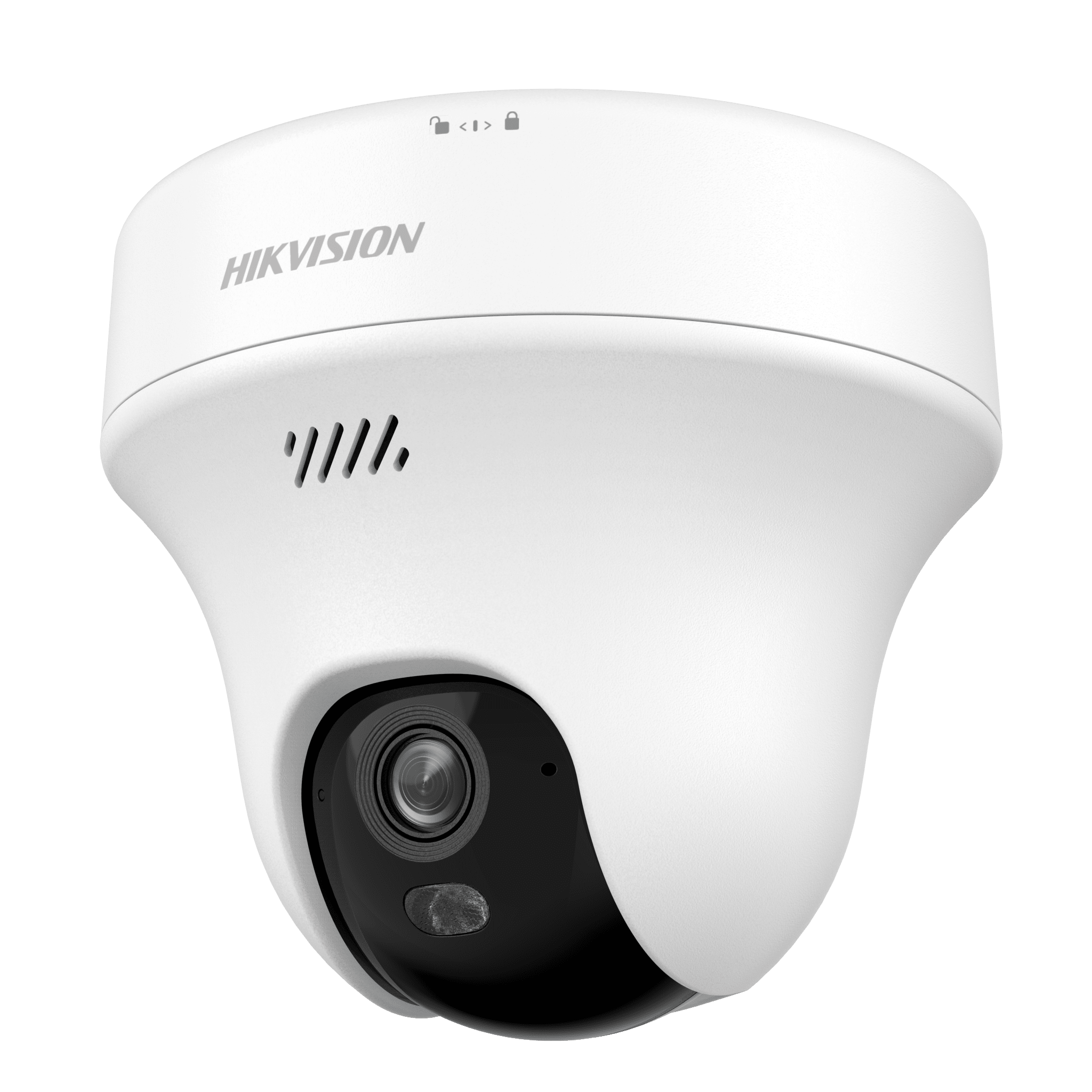 Turret PT IP 3 Megapixel (2K) Megapixel / Lente 2.8 mm / Dual Light (10 mts IR + 10 mts Luz Blanca) / Wi-Fi 6 / Interior / ACUSENSE / dWDR  / H.265 / Audio Bidireccional (Micrófono y Bocina) / 5 VCD