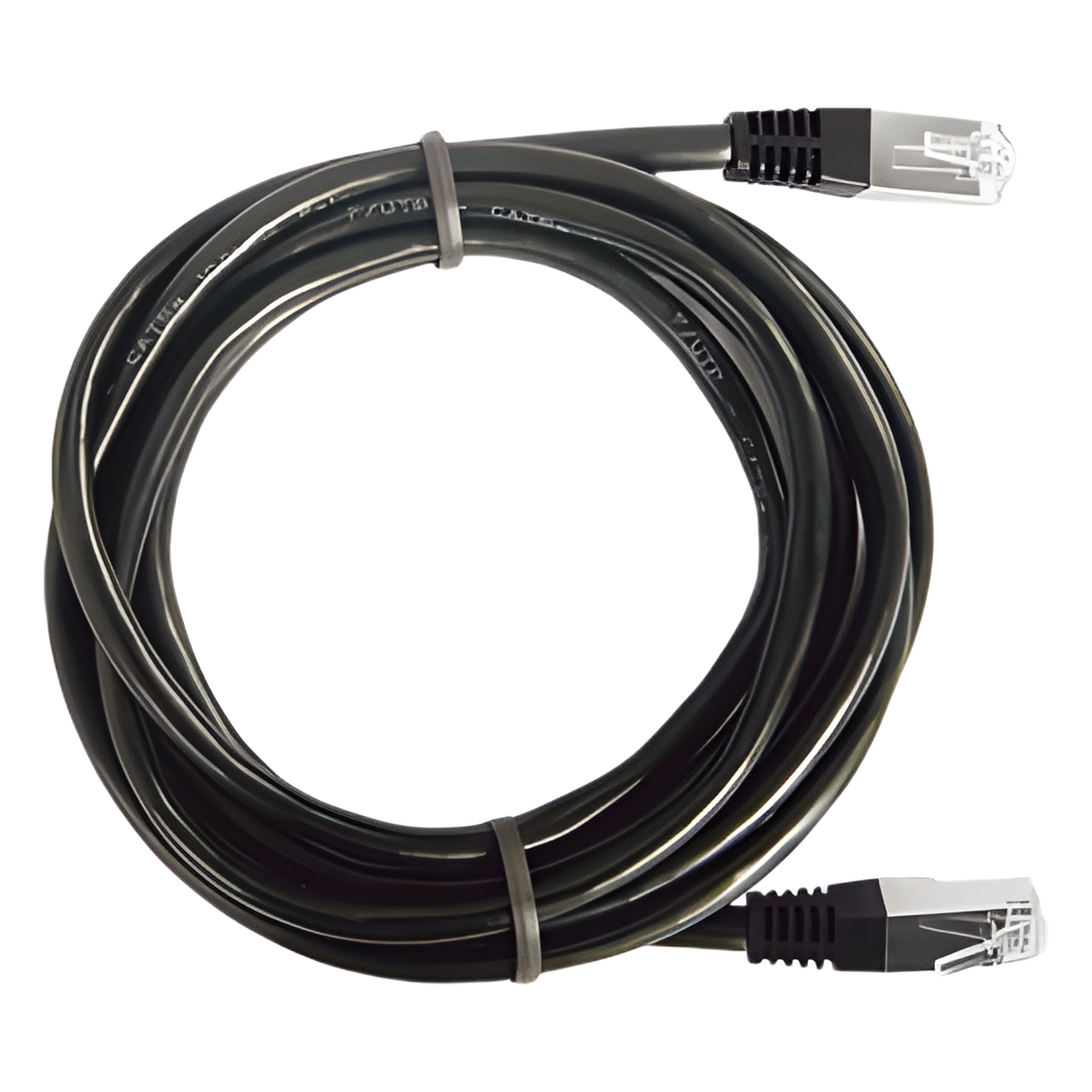 Cable de Parcheo / FTP Cat6 / 1.0m (3.28 ft) / 26 AWG / Blindado / Negro — LINKEDPRO BY EPCOM · SKU LP-FT7-100-BK