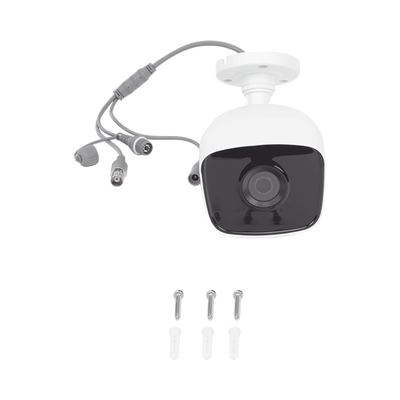 Bala TURBOHD 2 Megapíxeles (1080p) / METÁLICA / Gran Angular 103° / Lente 2.8 mm / IR EXIR 40 mts / Exterior IP66 / TVI-AHD-CVI-CVBS