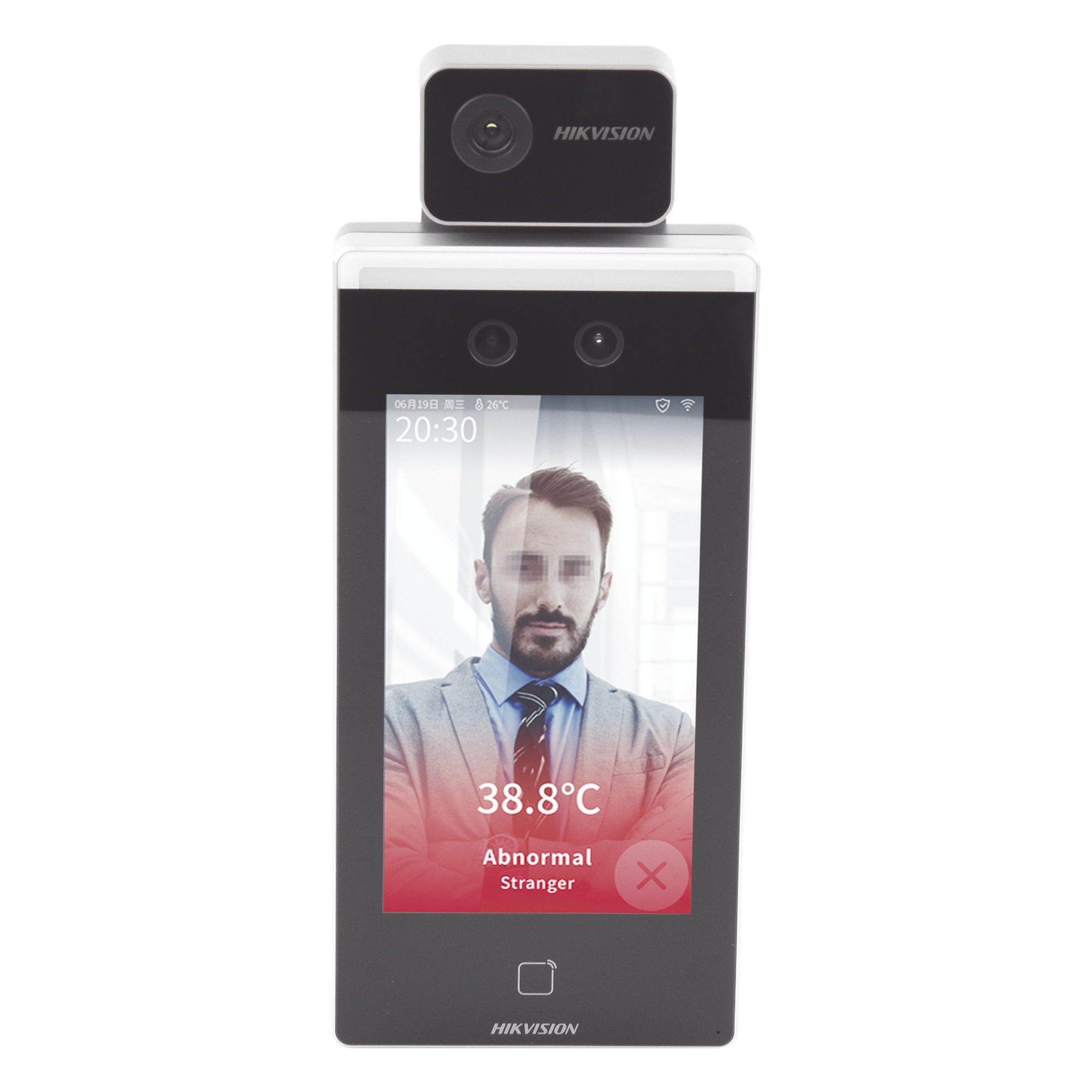 Biométrico Min Moe para Acceso y Asistencia con Reconocimiento Facial  / Monitoreo y reportes en Excel por Software / Termografía Industrial / Acceso + Tiempo y Asistencia (reloj checador) — HIKVISION · SKU DS-K1TA70MI-T