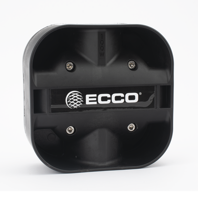 Bocina Compacta de Uso Rudo, 100 Watts de Potencia, Ideal Para Vehículos de Encubierto, Con Soporte Universal, 11 Ohms de Impedancia