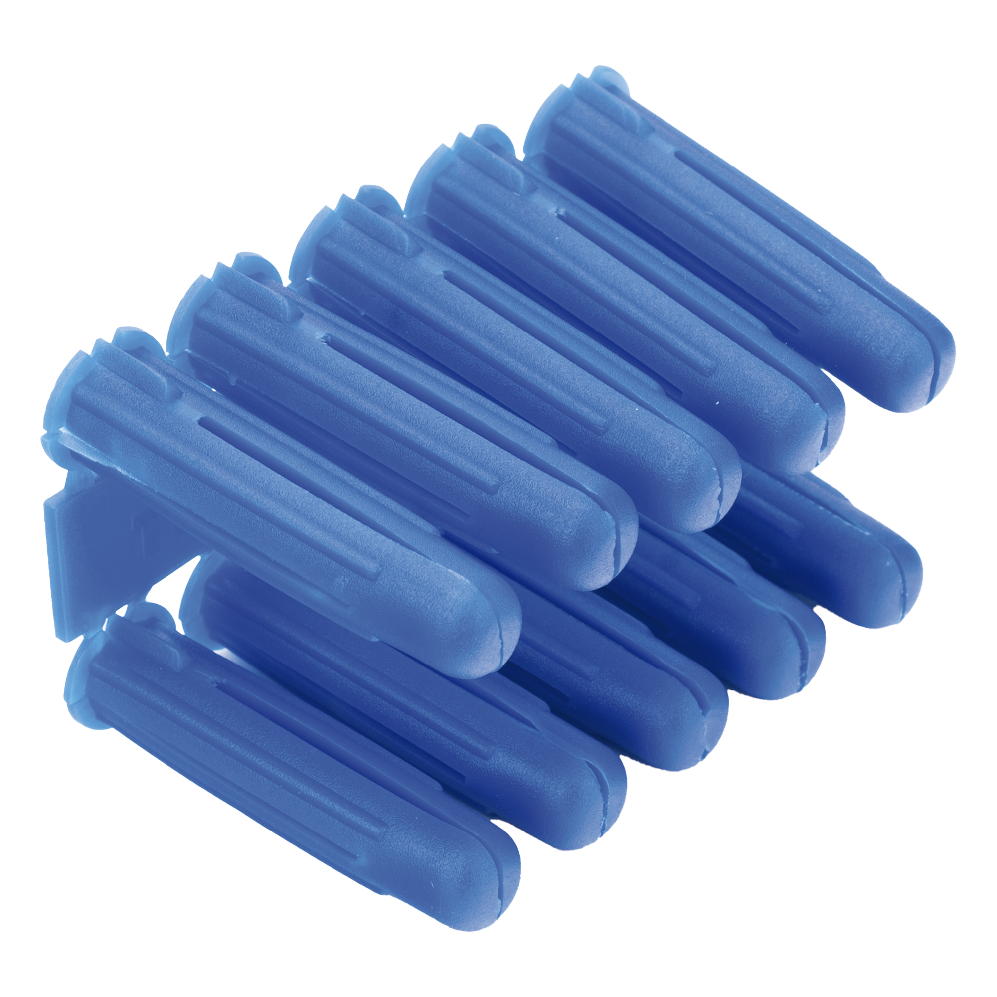 Taquete azul 3/8" para tornillo 12mm x 2" (100pzs) (1105-05100) 