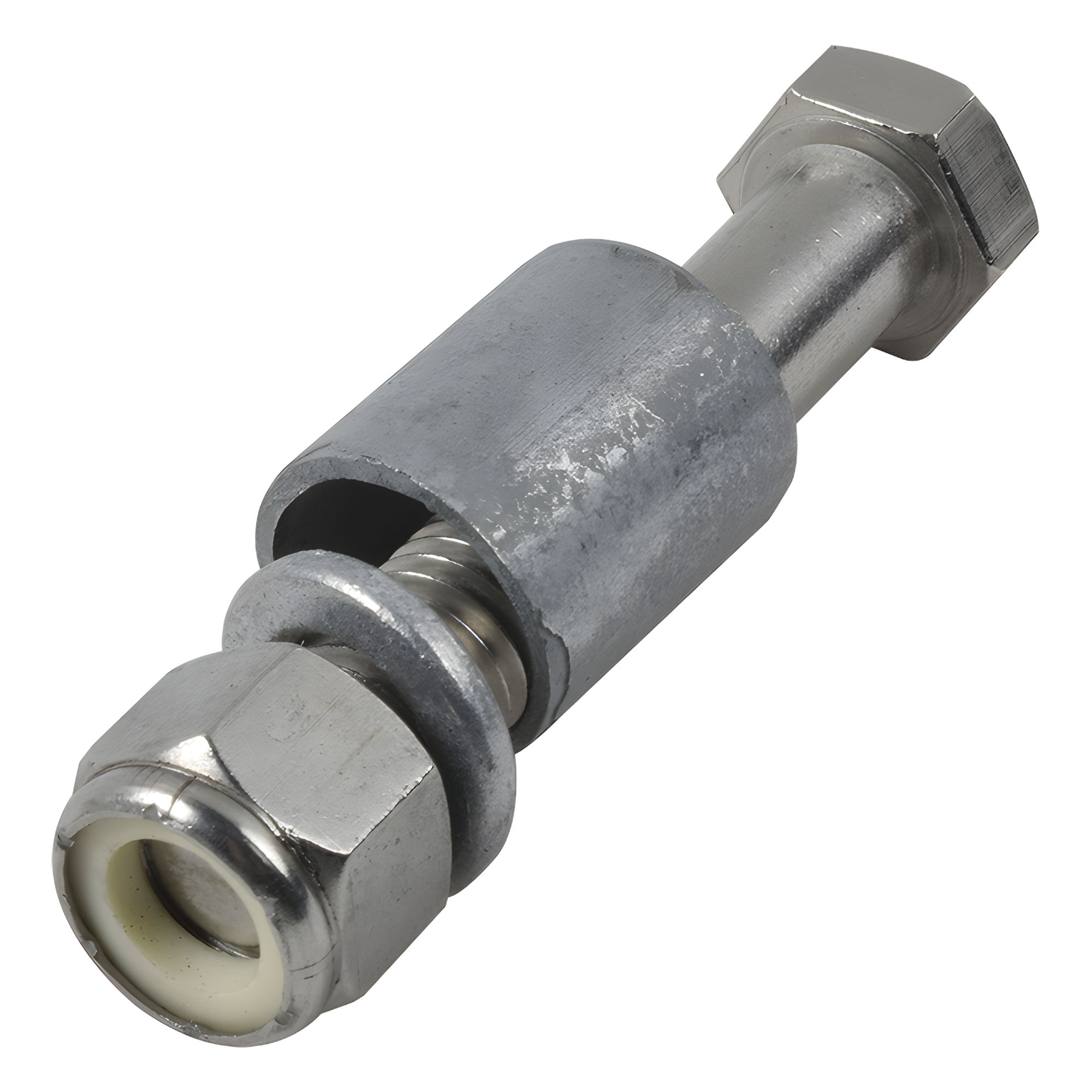 Juego de Tornillos para Placa Igualadora / Acero 1/2 x 3 pulgadas / Rosca Profunda / Acabado Galvanizado