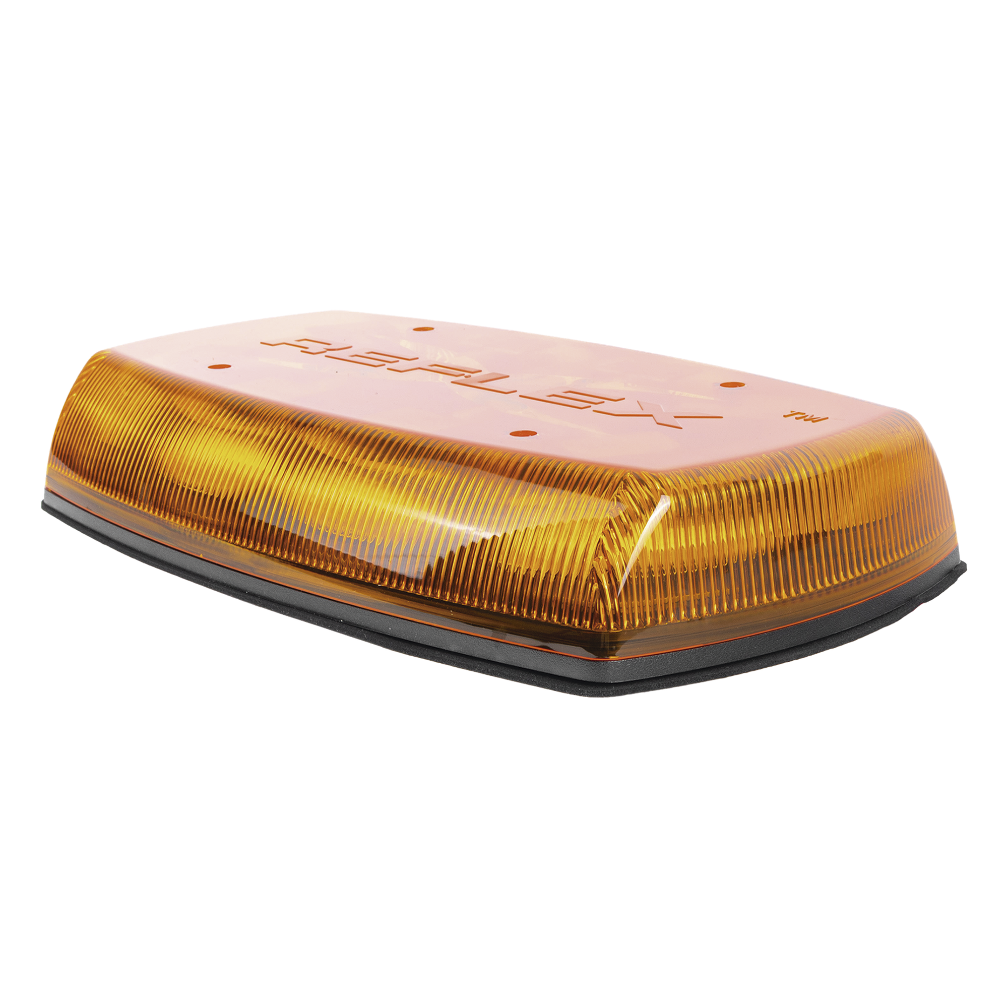 Mini Barra de Luces LED / 18 LEDs Ámbar / 18 Patrones de Destello / IP65 / 12-24 VCC / 35 W / -30°C a 50°C — ECCO · SKU X5580-AA