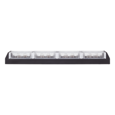 Barra de Luz de Advertencia / 4 Módulos Ámbar / LED Gen III / 11 Patrones de Destello / 10-16 VCC / 3 A Máx. / 31.5 cm — EPCOM INDUSTRIAL SIGNALING · SKU XLL-1084-A