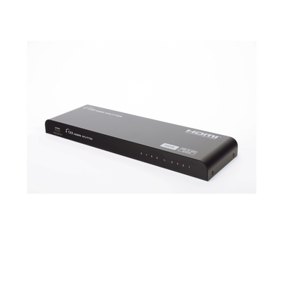 Splitter HDMI 4K de 1 Entrada a 8 Salidas (Simultaneas) | Soporta 4K×2K | Ajuste de resoluciones EDID | HDR | HDMI 2.0 |  HDCP 2.2 | Permite mezclar pantallas en 4K y 1080P