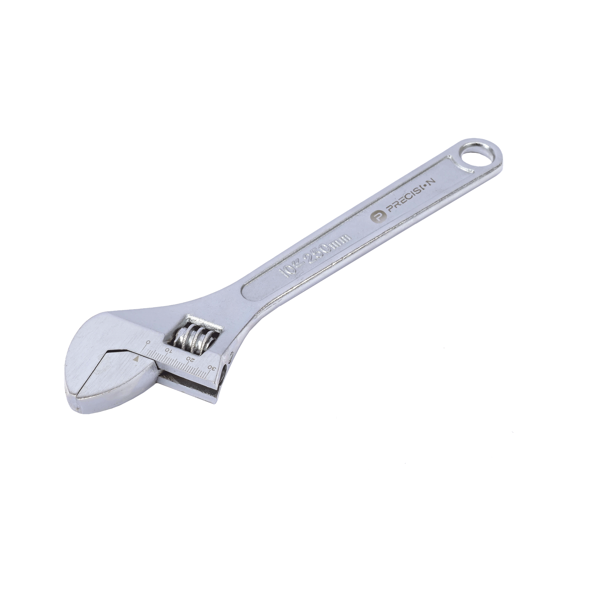 Llave Ajustable / 10" (20.5 cm) / Apertura 30 mm / Acero CR-V / Graduación Dual / 420 g — PRECISION · SKU PST-H030-01