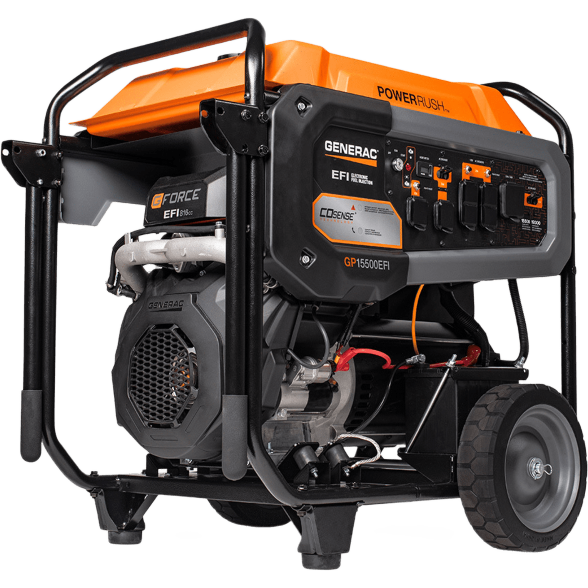 Generador Inversor Portátil a Gasolina, 15 kW, 120/240Vca,  Arranque Eléctrico