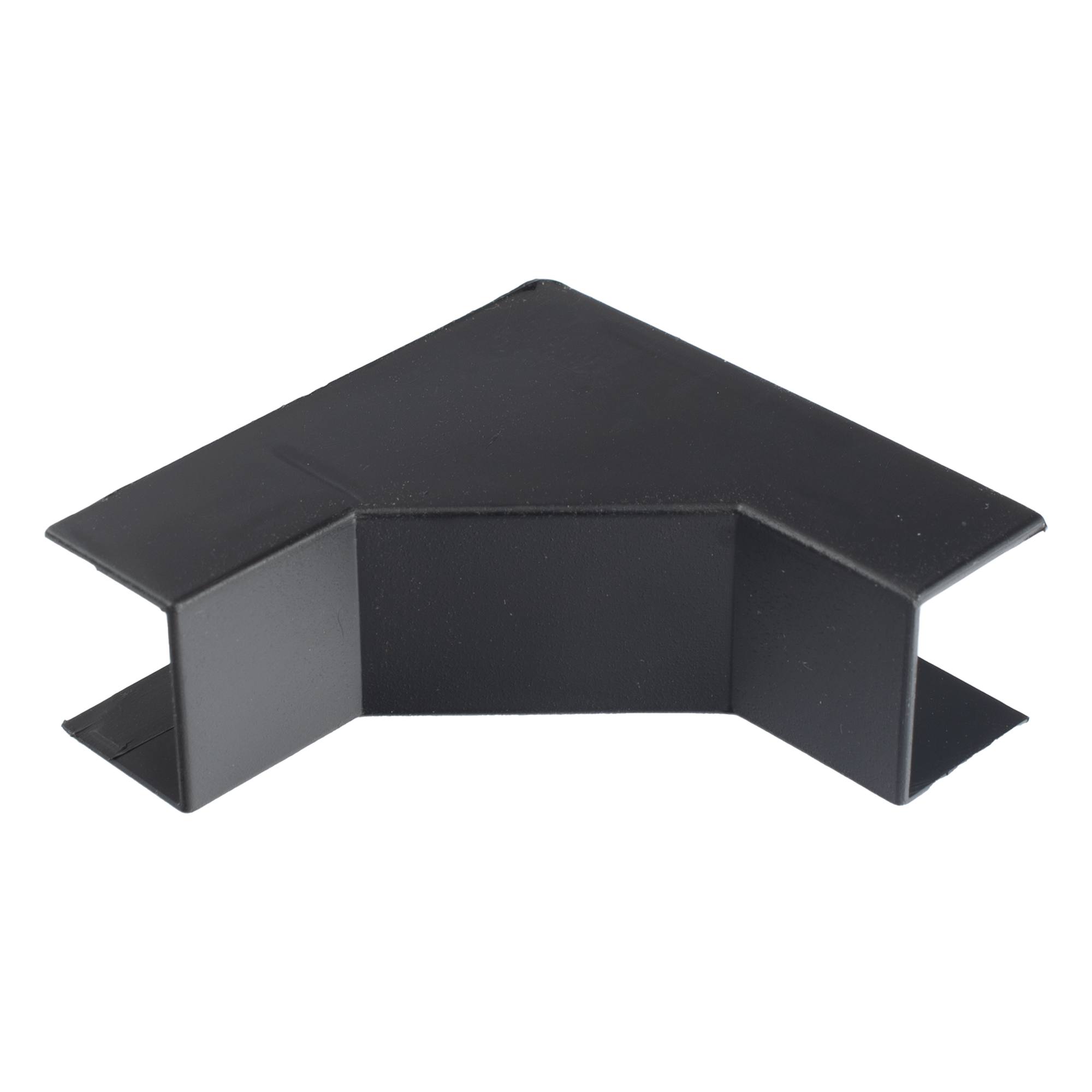 Esquinero Interior Color Negro de PVC Auto Axtinguible, Para Canaleta TMK-1720-N-CC (5220-02003)