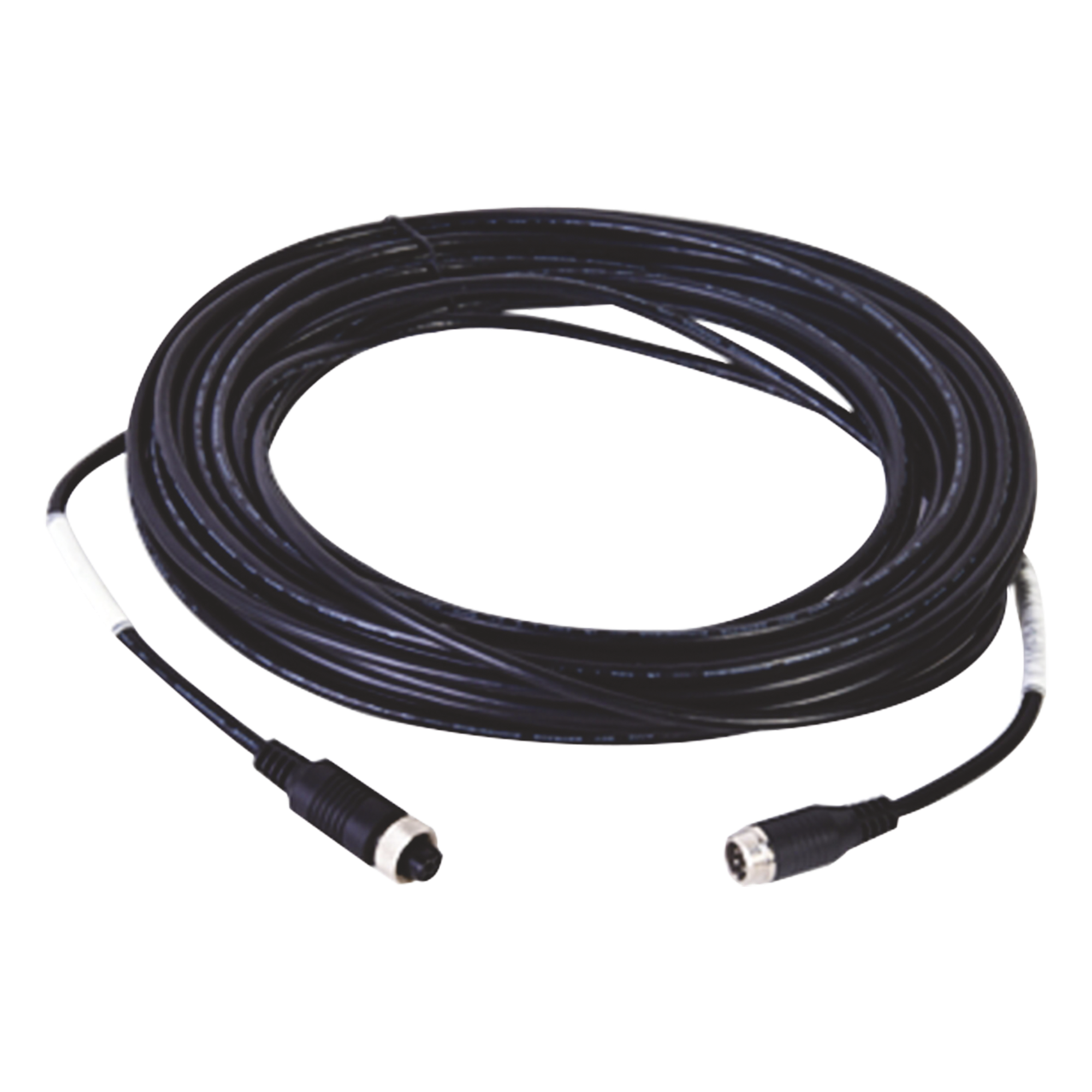 Cable Extensor de Vídeo y Audio / 6 m (19.7 ft) / Conector M12-4P Circular / Transmisión Simultánea Vídeo-Audio-Alimentación / Protección Ambiental RoHS — HIKVISION · SKU AE-MC0201-6